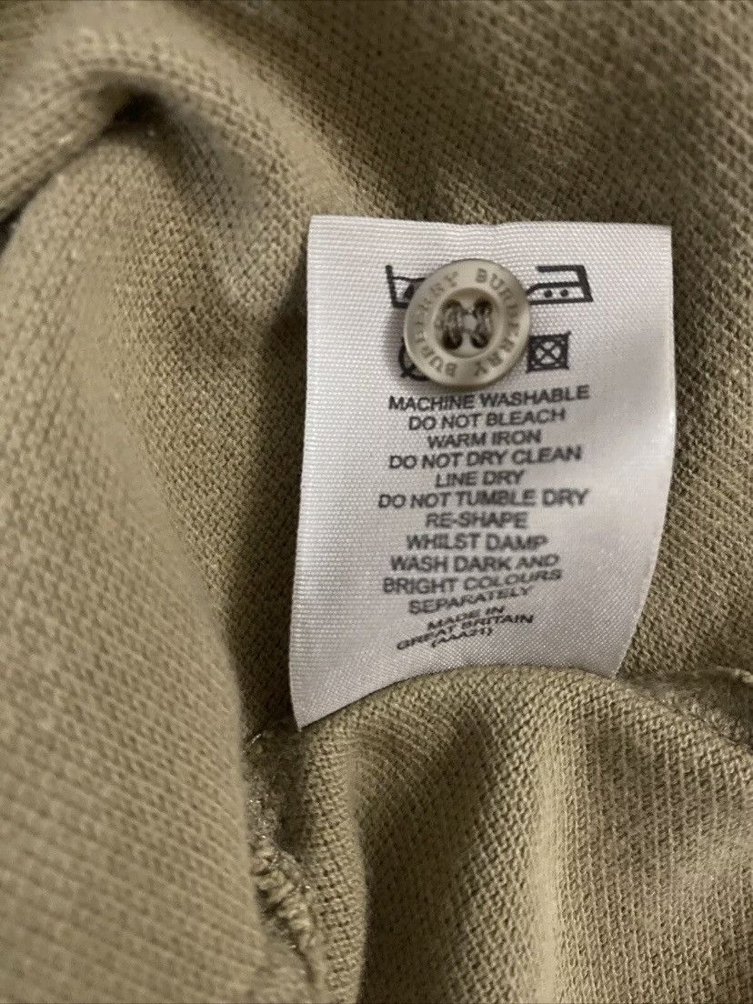 Burberry Burberry 🇬🇧 Slim Fit 3 btn logo polo L fatigue brown cotton Size US L / EU 52-54 / 3 - 8 Thumbnail