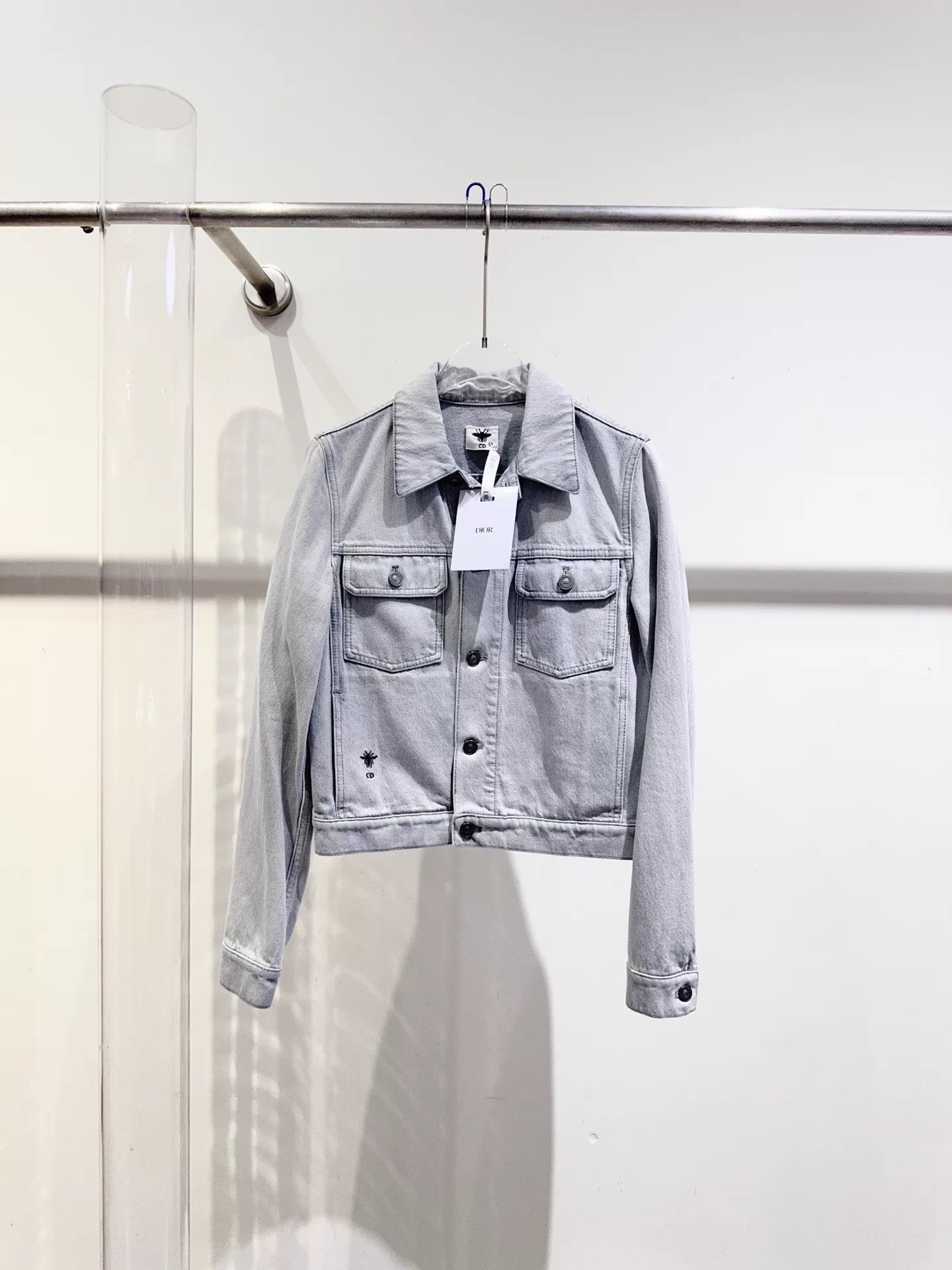 Dior Dior denim jacket F34 new with tags back design Size XS / US 0-2 / IT 36-38 - 1 Thumbnail
