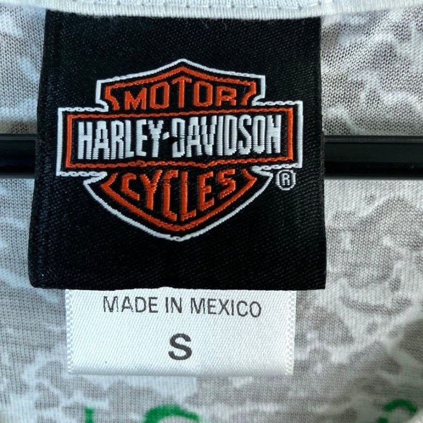 Harley Davidson Harley Davidson Womens Shirt White Sheer Feeling Lucky V Neck Short Sleeve S Size S / US 4 / IT 40 - 6 Thumbnail