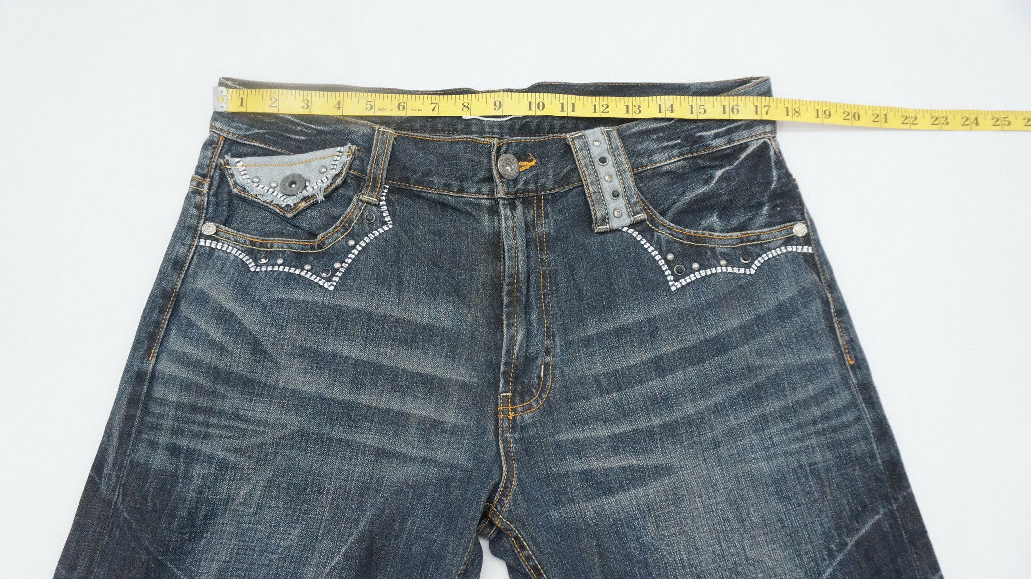 Japanese Brand Vintage Japan Villand Clawmark Whisker Jeans Size US 34 / EU 50 - 9 Thumbnail