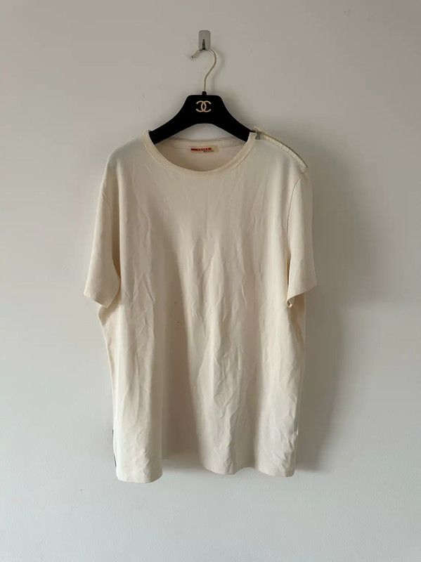 Prada Prada Men's XXL White Nylon T-Shirt Size US XXL / EU 58 / 5 - 1 Thumbnail