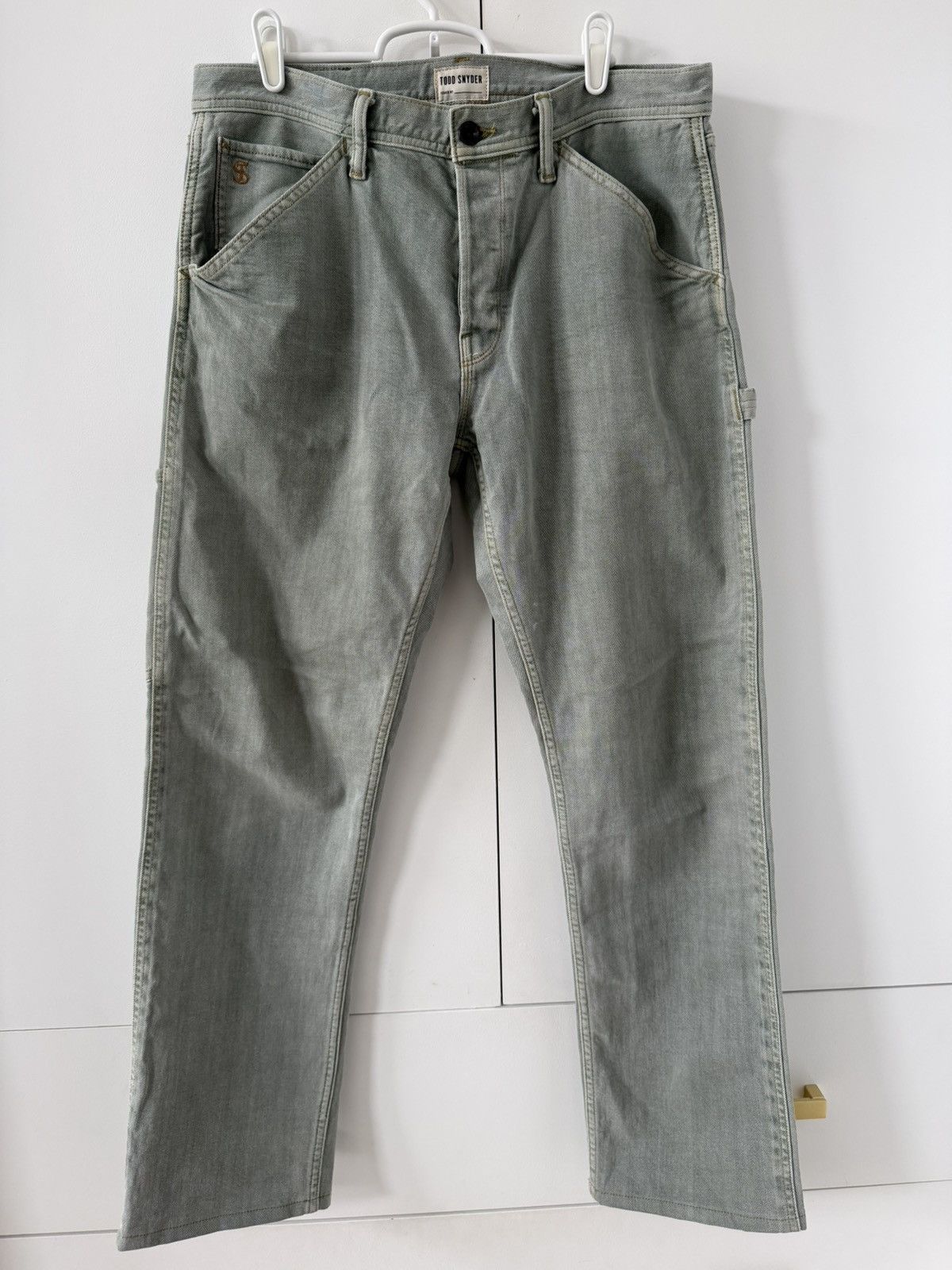 Todd Snyder Todd Snyder denim carpenter pants Size US 32 / EU 48 - 2 Thumbnail