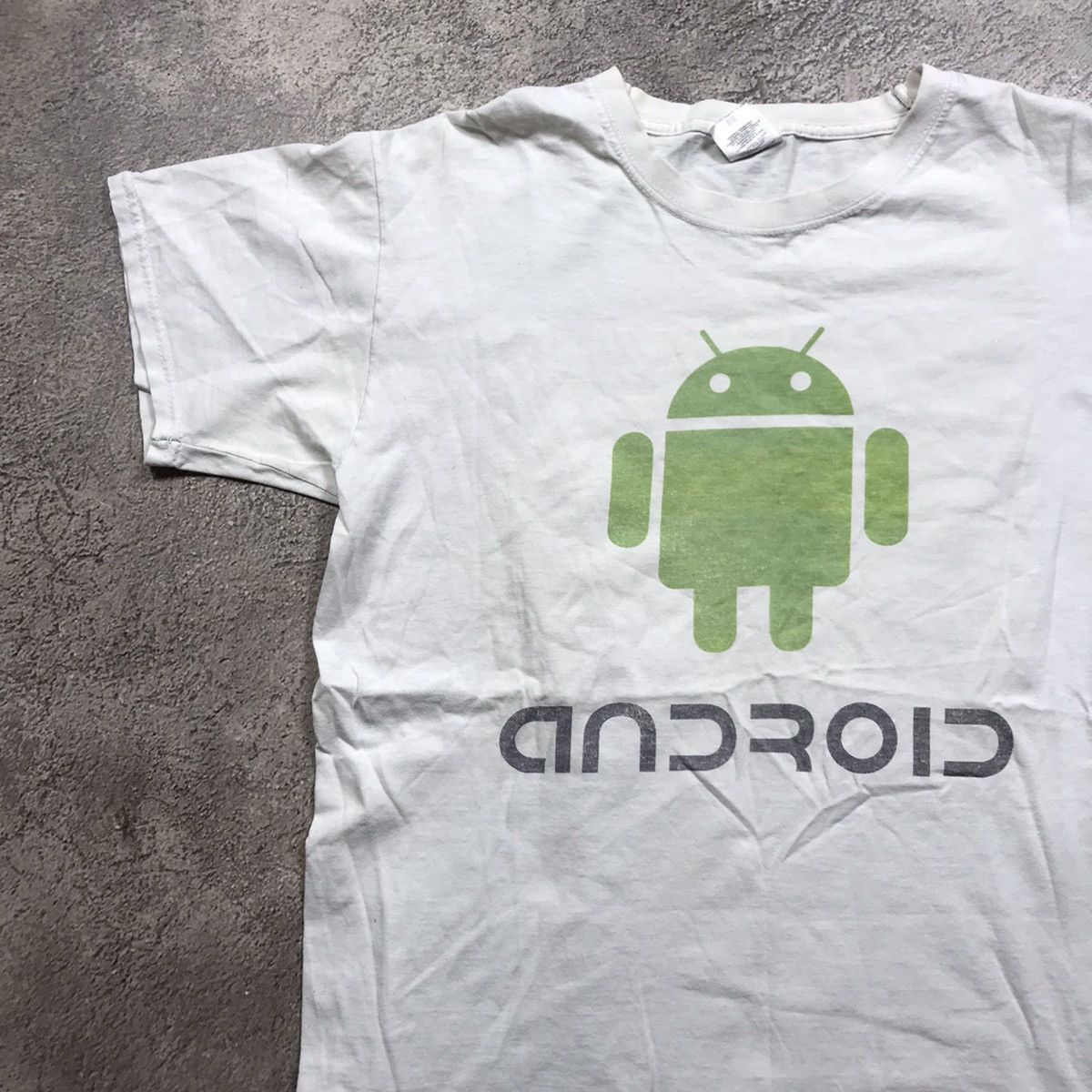 Vintage Vintage 90s Android Graphic Tee Y2K Streetwear Sun Faded M Size US M / EU 48-50 / 2 - 2 Thumbnail