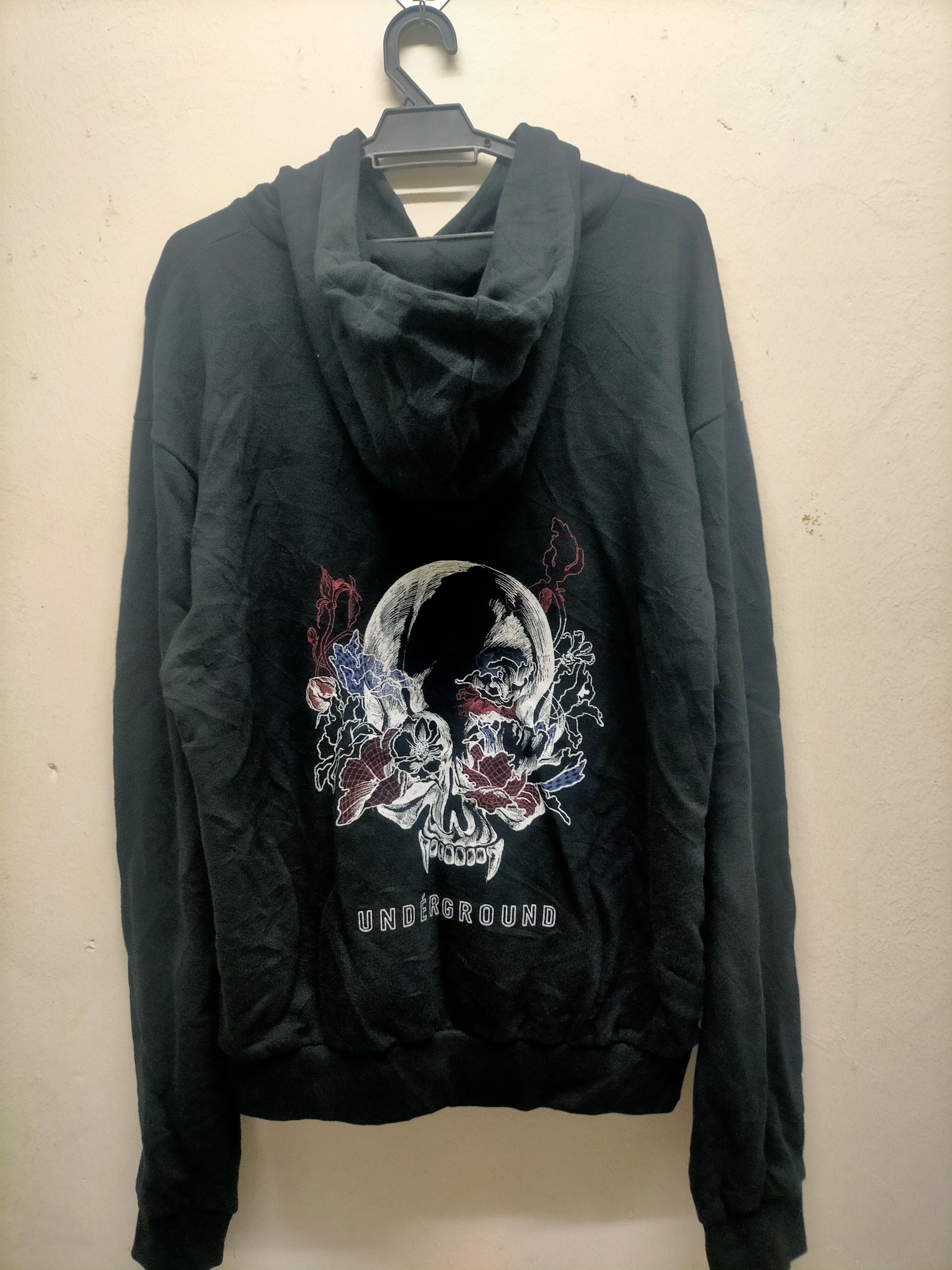 Roen Roen x Underground Skull Flower Pullover Hoodie Size US L / EU 52-54 / 3 - 3 Thumbnail