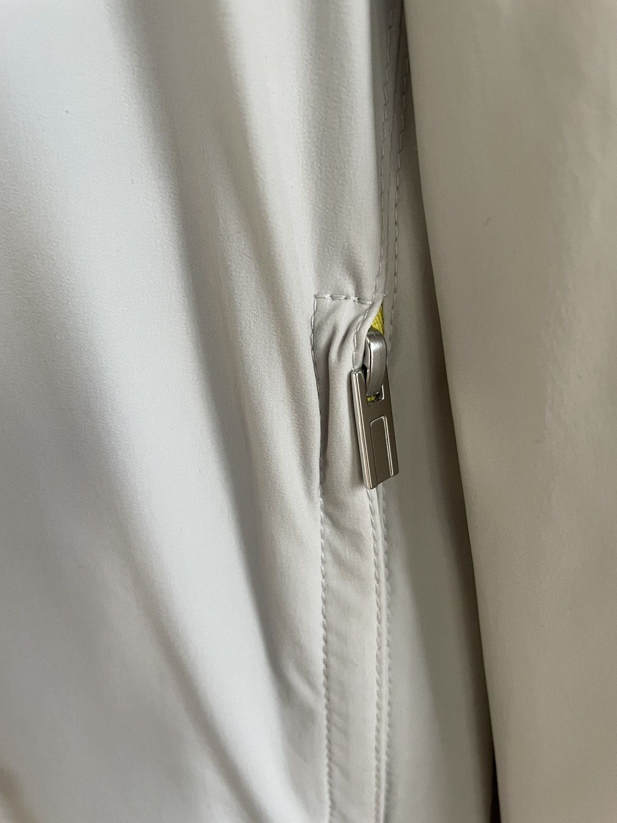 Hermes HERMES REVERSIBLE BOMBER GREY YELLOW POLYESTER PADDED QUILT Size US L / EU 52-54 / 3 - 4 Thumbnail