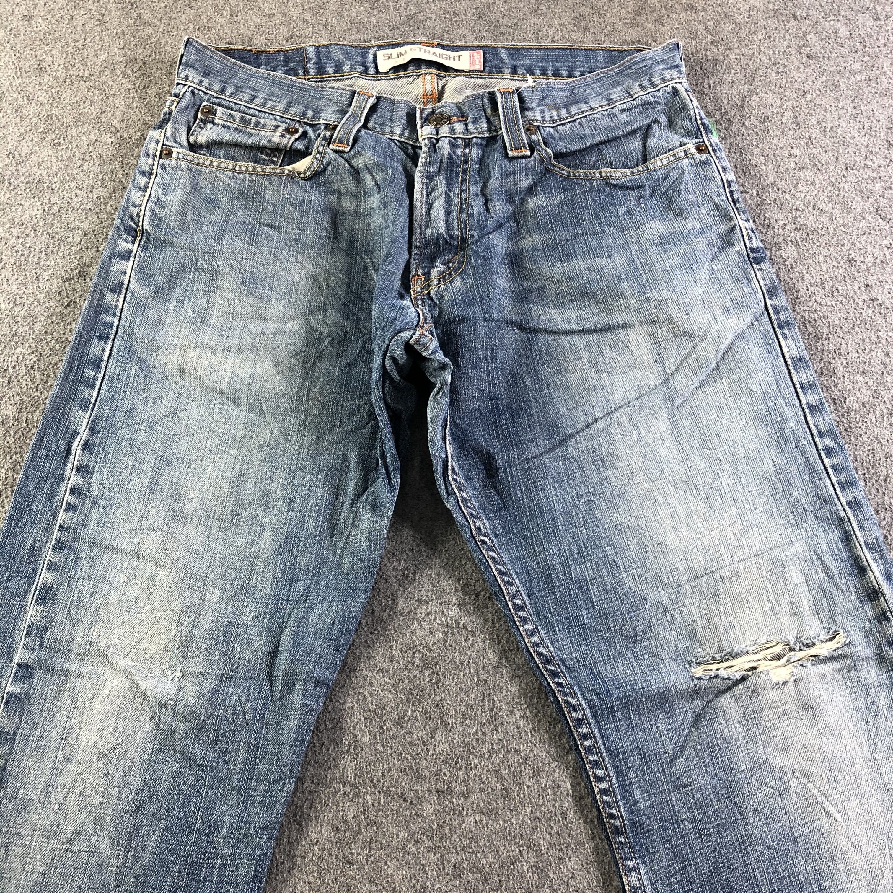 Levi's Vintage Blue Wash Levis 514 Jeans-J4377 Size US 32 / EU 48 - 3 Thumbnail