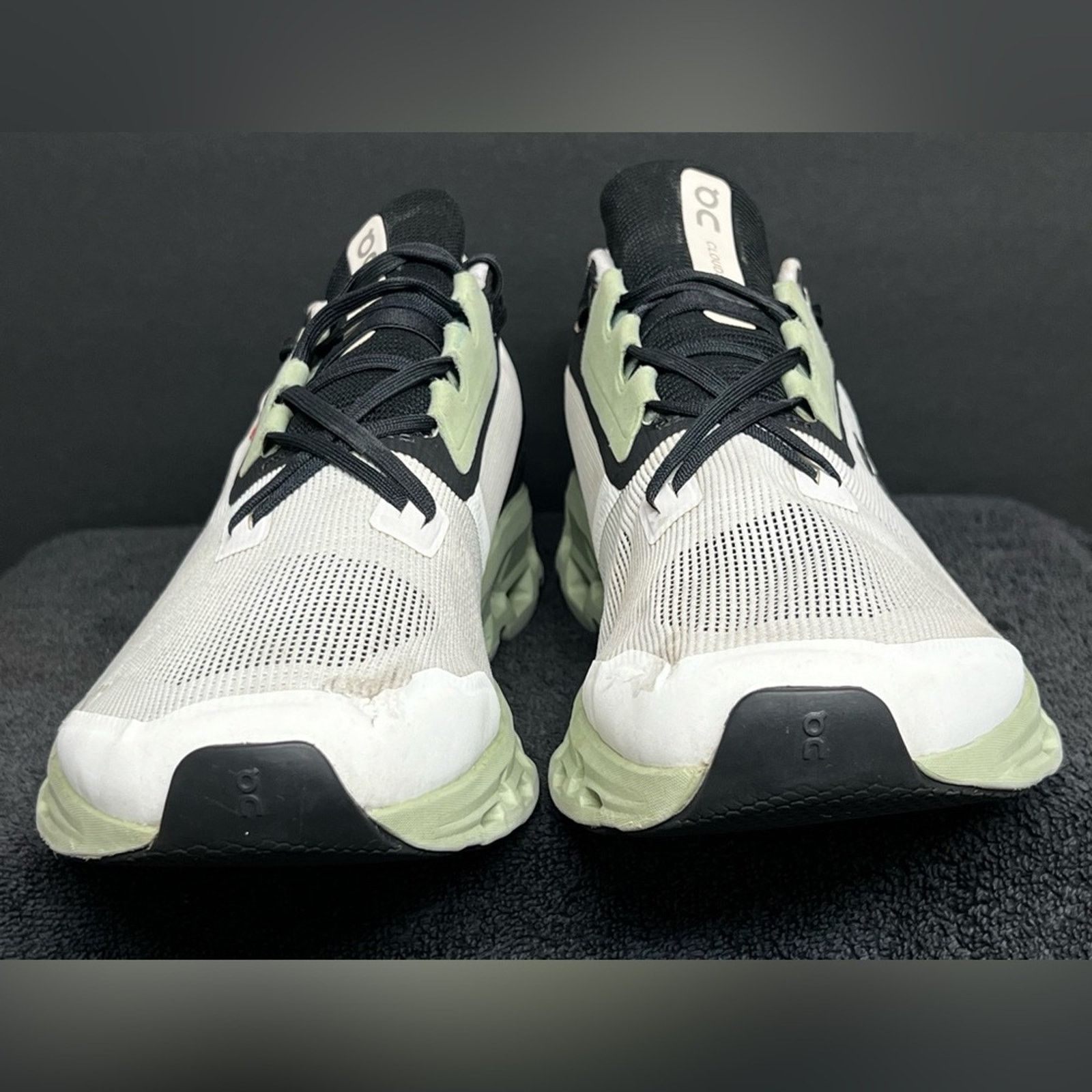 NEW ON men\'s cloudstratus running shoes in white black sage http:// main image 2