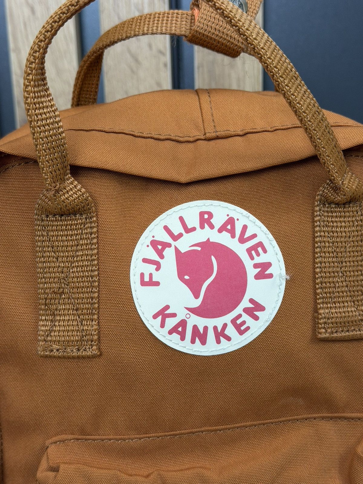 Fjallraven Fjallraben Kanken Mini Backpack Orange/Brown Unisex Size ONE SIZE - 3 Thumbnail