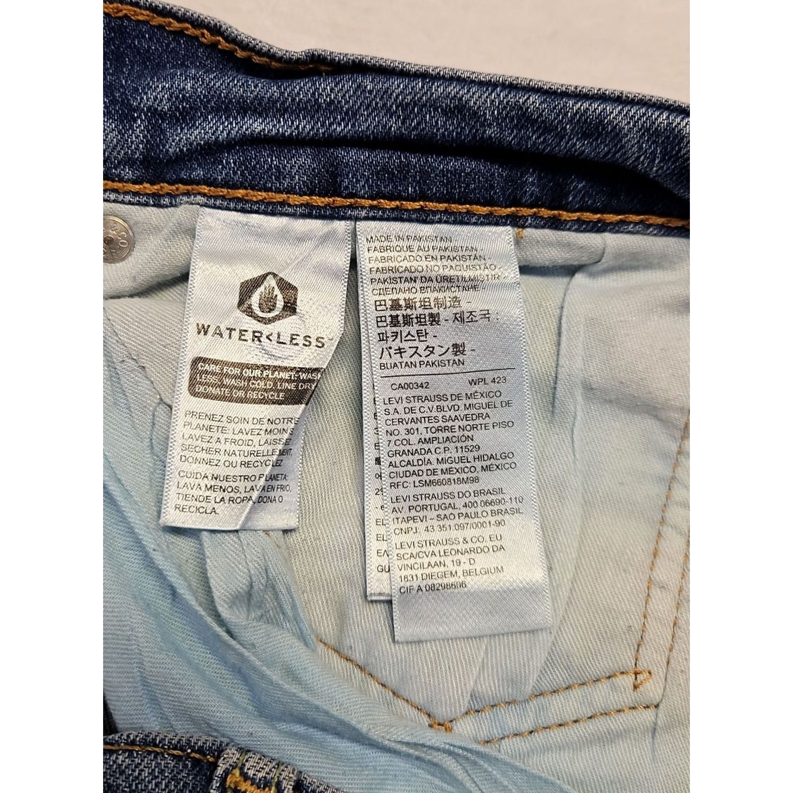 Levi's Levi’s 505 Regular Fit Straight Leg Jeans Men’s 38x30 Blue Denim Size US 38 / EU 54 - 5 Thumbnail