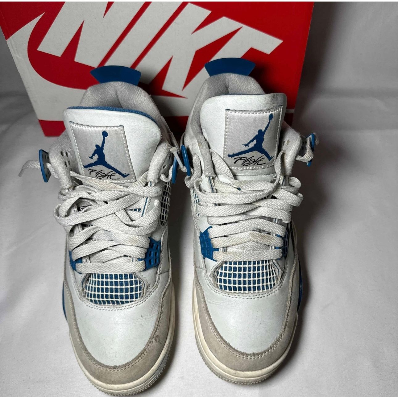 Jordan Brand × Nike Size 7.5 - Air Jordan 4 Retro Military Blue 2024 Men's Shoes Size US 7.5 / EU 40-41 - 4 Thumbnail