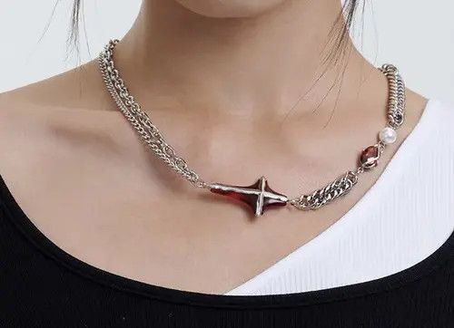 Designer × Vintage Retro punk necklace Size ONE SIZE - 2 Thumbnail