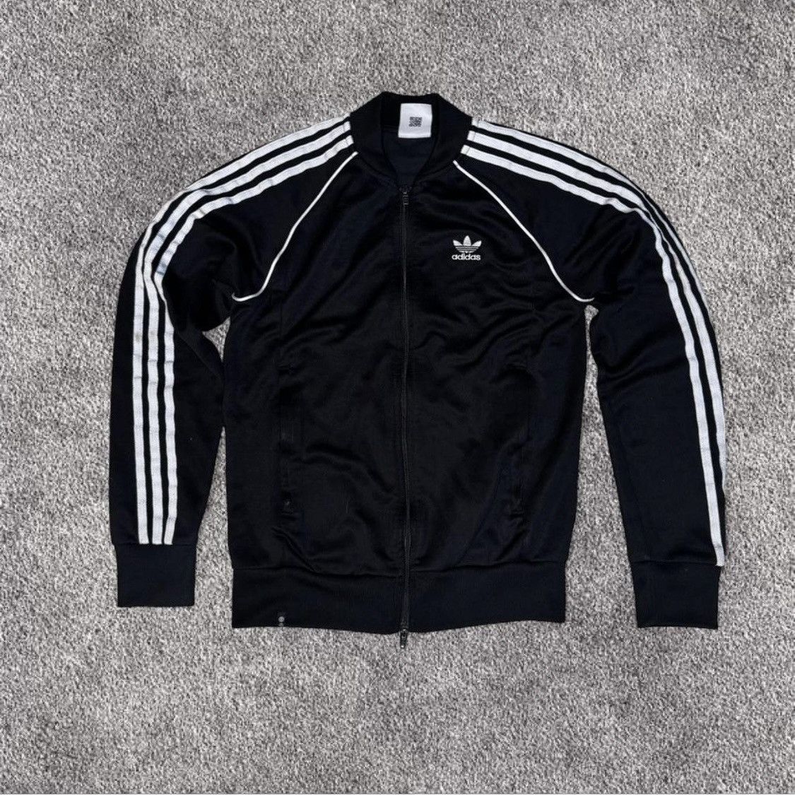 Adidas Adidas black and white track jacket Size US S / EU 44-46 / 1 - 1 Thumbnail
