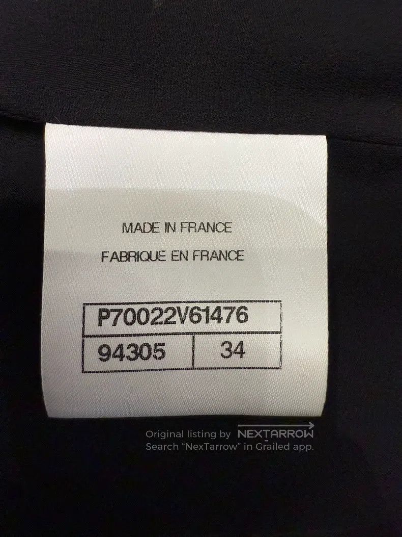 Chanel Chanel Tweeded coat with streamers Size XXS / US 00 / IT 34 - 6 Thumbnail