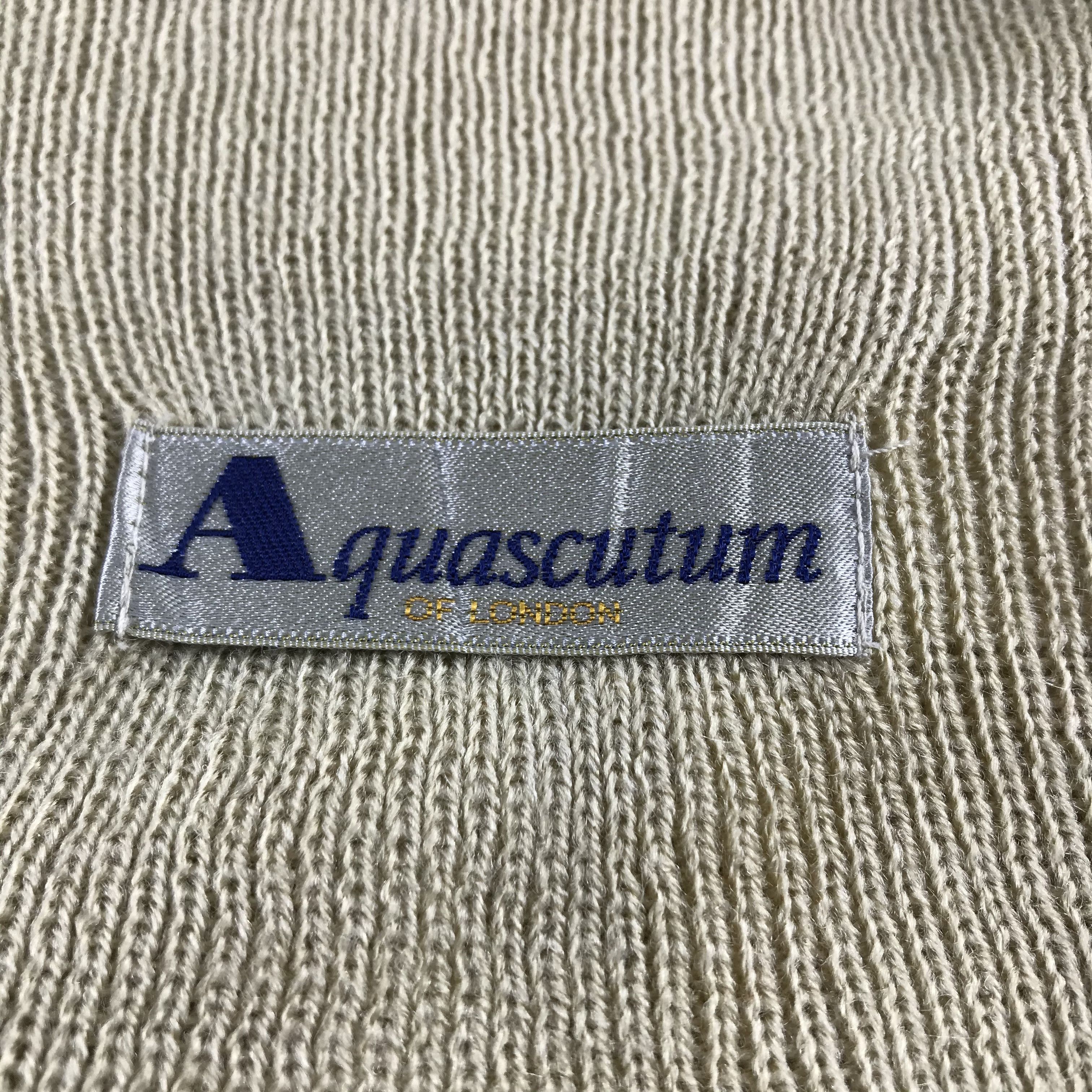 Aquascutum Aquascutum Wool Angora Scarf Muffler V578 Size ONE SIZE - 3 Thumbnail