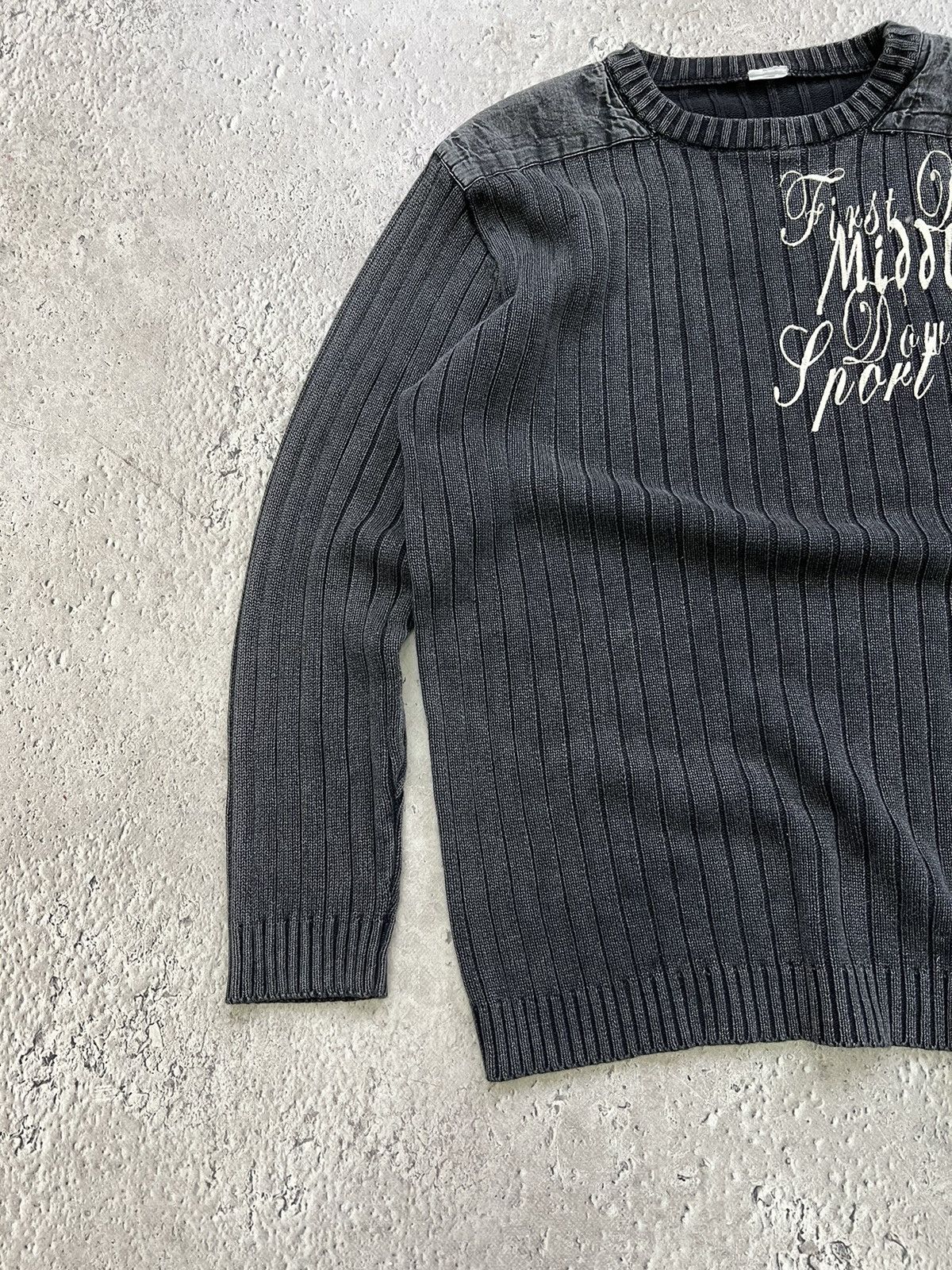 Hysteric Glamour × Japanese Brand VINTAGE Y2K Seditionaries Knitted Print 777 Stylish Sweater Size US L / EU 52-54 / 3 - 2 Thumbnail