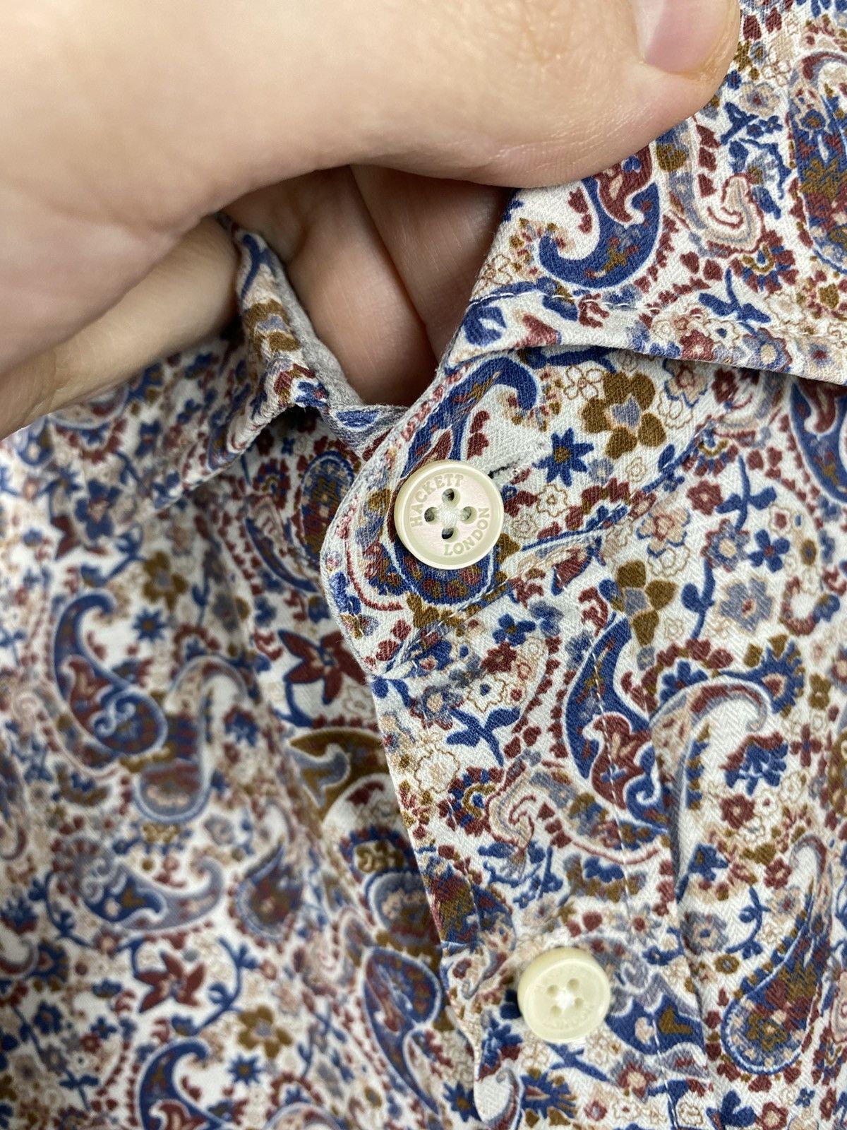 Hackett Hackett Paisley Printed Shirt Button Up size XL Size US XL / EU 56 / 4 - 5 Thumbnail