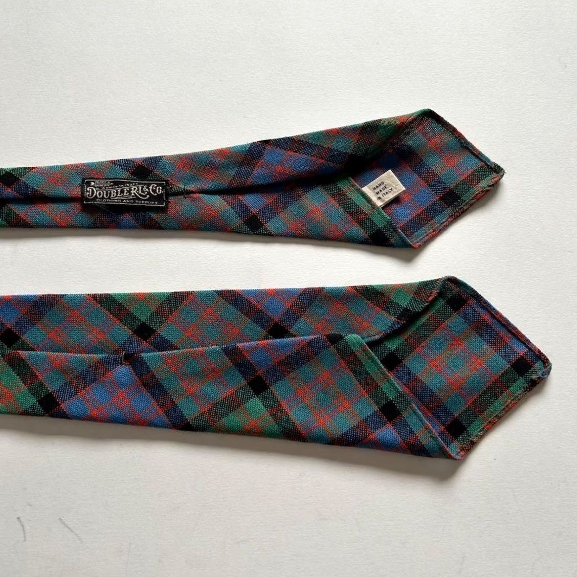 Ralph Lauren RRL Ralph Lauren Tie Green Tartan-check Wool 00's Mens Size ONE SIZE - 4 Thumbnail