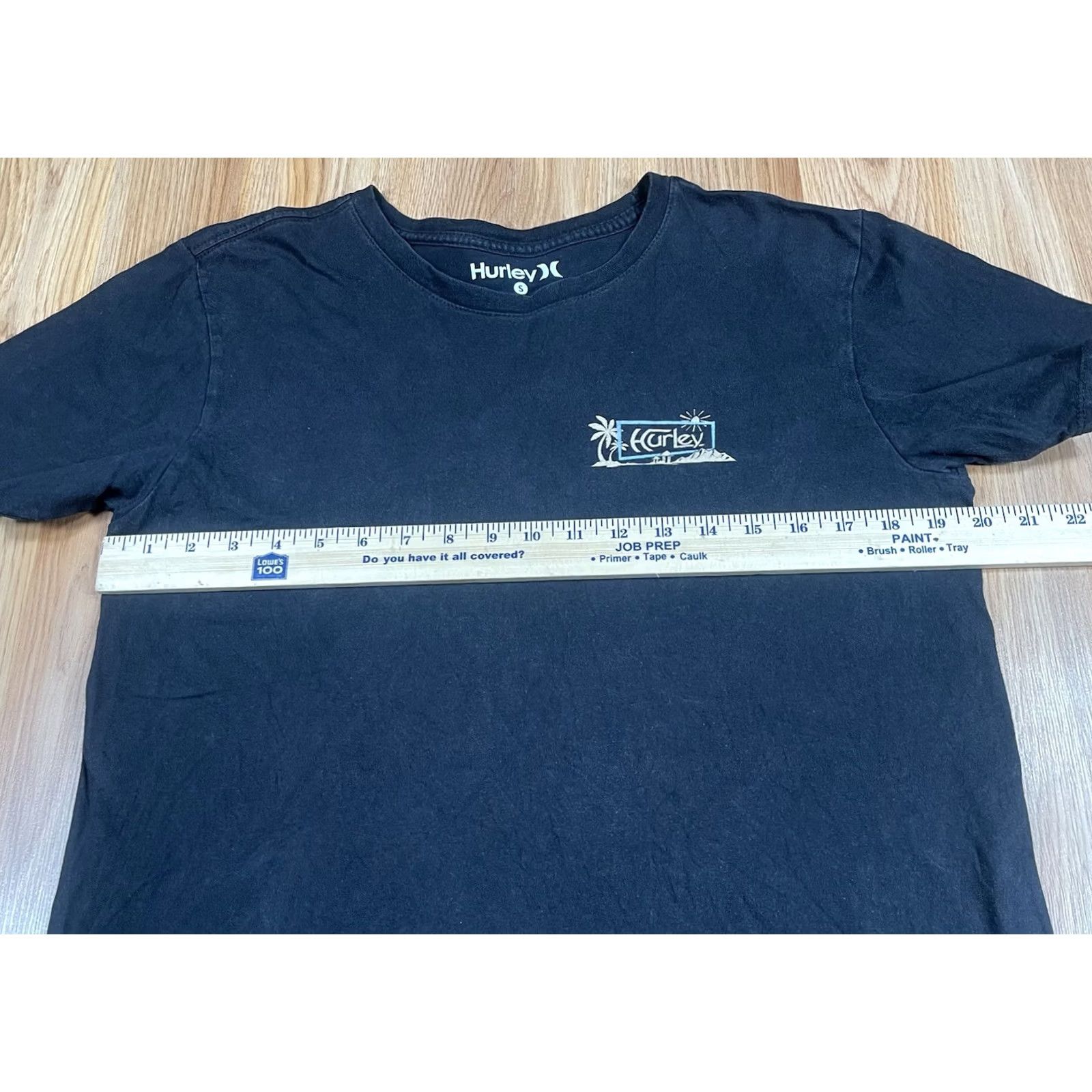 Hurley Hurley CrewNeck Graphics Shirt Mens Small Black Short Sleeve 100% Cotton Graphic Tee, Vintage Condition Size US S / EU 44-46 / 1 - 6 Thumbnail