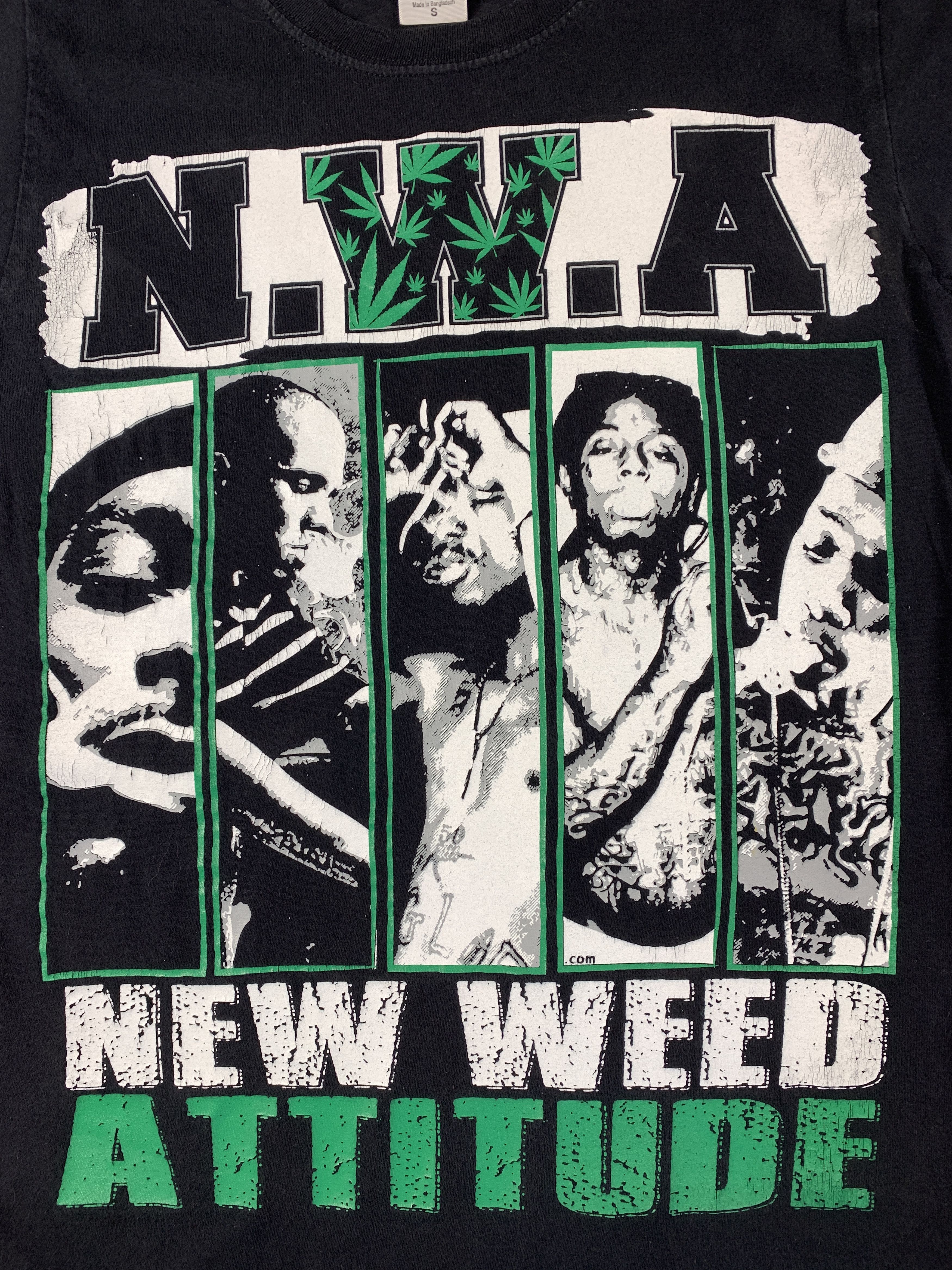 Lil Wayne × Rap Tees × Snoop Dogg Vintage Y2K NWA Smoke Weed T Shirt 2Pac Lil Wayne Mac Miller Size US S / EU 44-46 / 1 - 3 Thumbnail