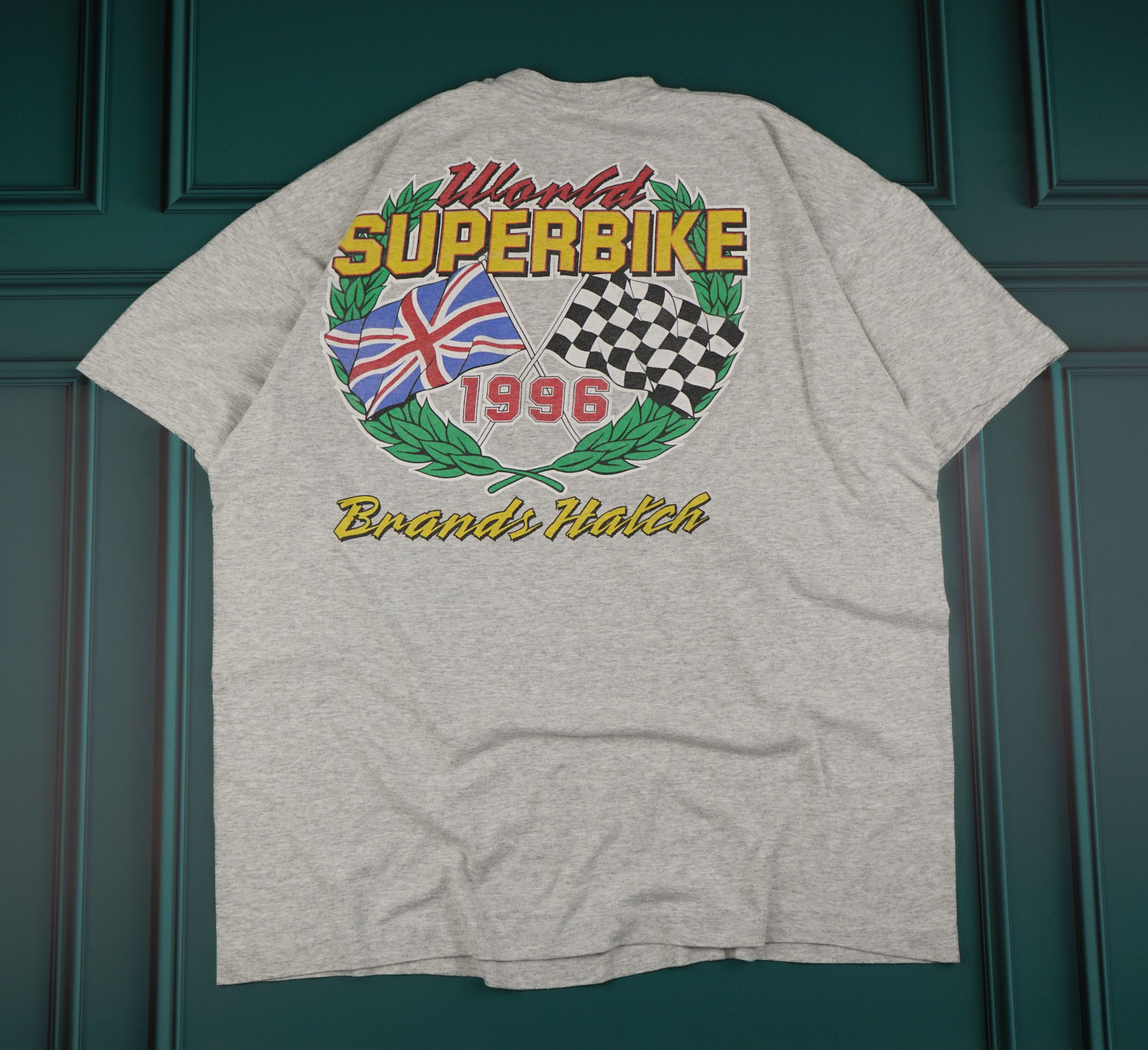 Vintage Vintage 1996 Superbike Championship Brands Hatch T-Shirt Size US XL / EU 56 / 4 - 5 Thumbnail