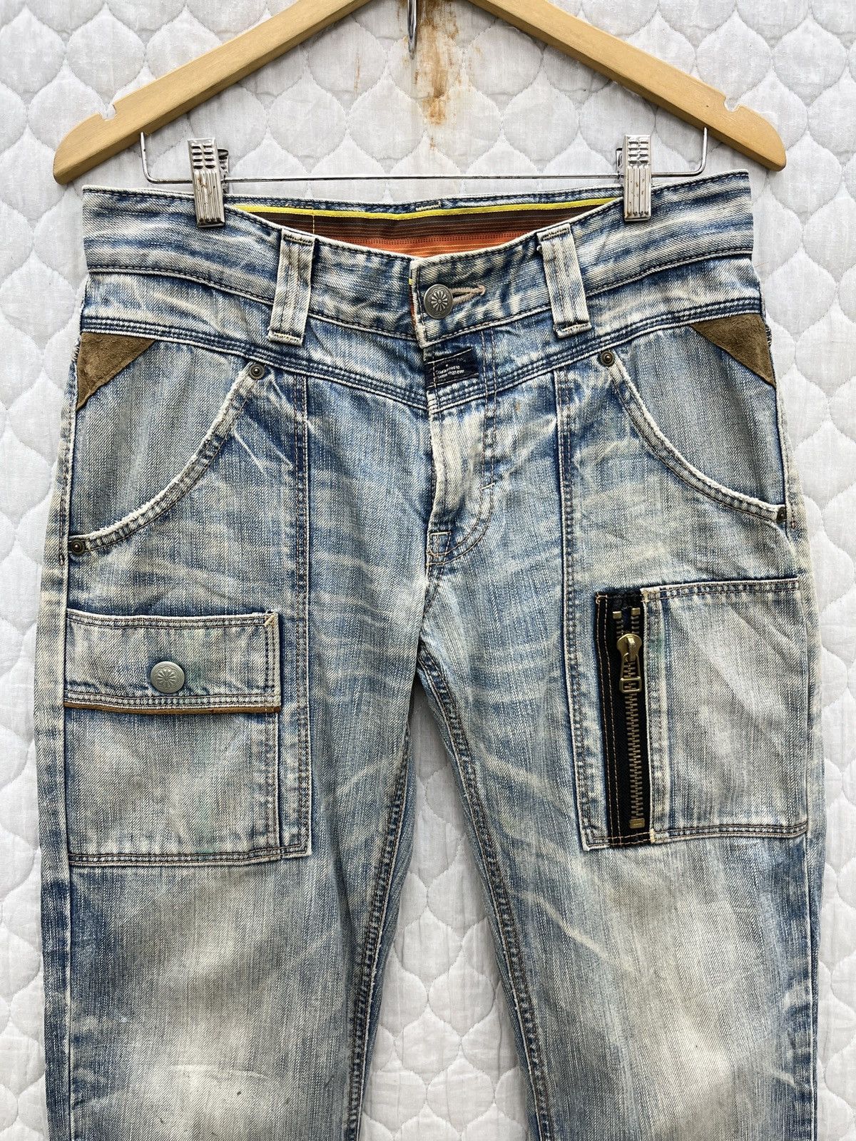 Edwin 🔥🔥🔥STEALS EDWIN MULTI POCKET DISTRESSED DENIM Size US 32 / EU 48 - 4 Thumbnail