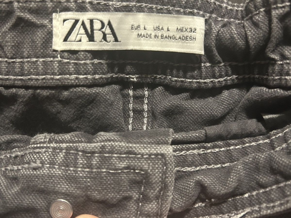 Zara Zara cargo washed pants size L Size US 32 / EU 48 - 4 Thumbnail