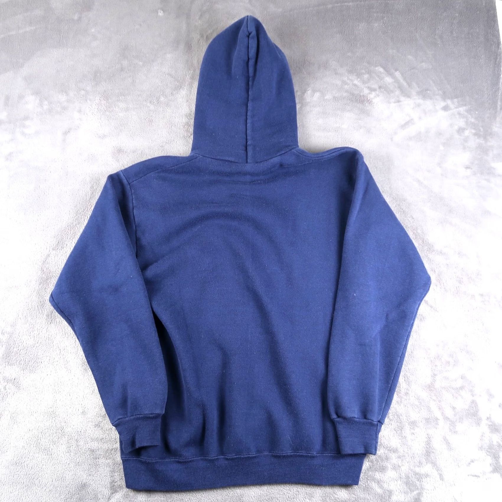 Vintage VINTAGE Hoodie Mens M Medium Blue Full Zip Up Sweatshirt USA Made Size US M / EU 48-50 / 2 - 2 Thumbnail