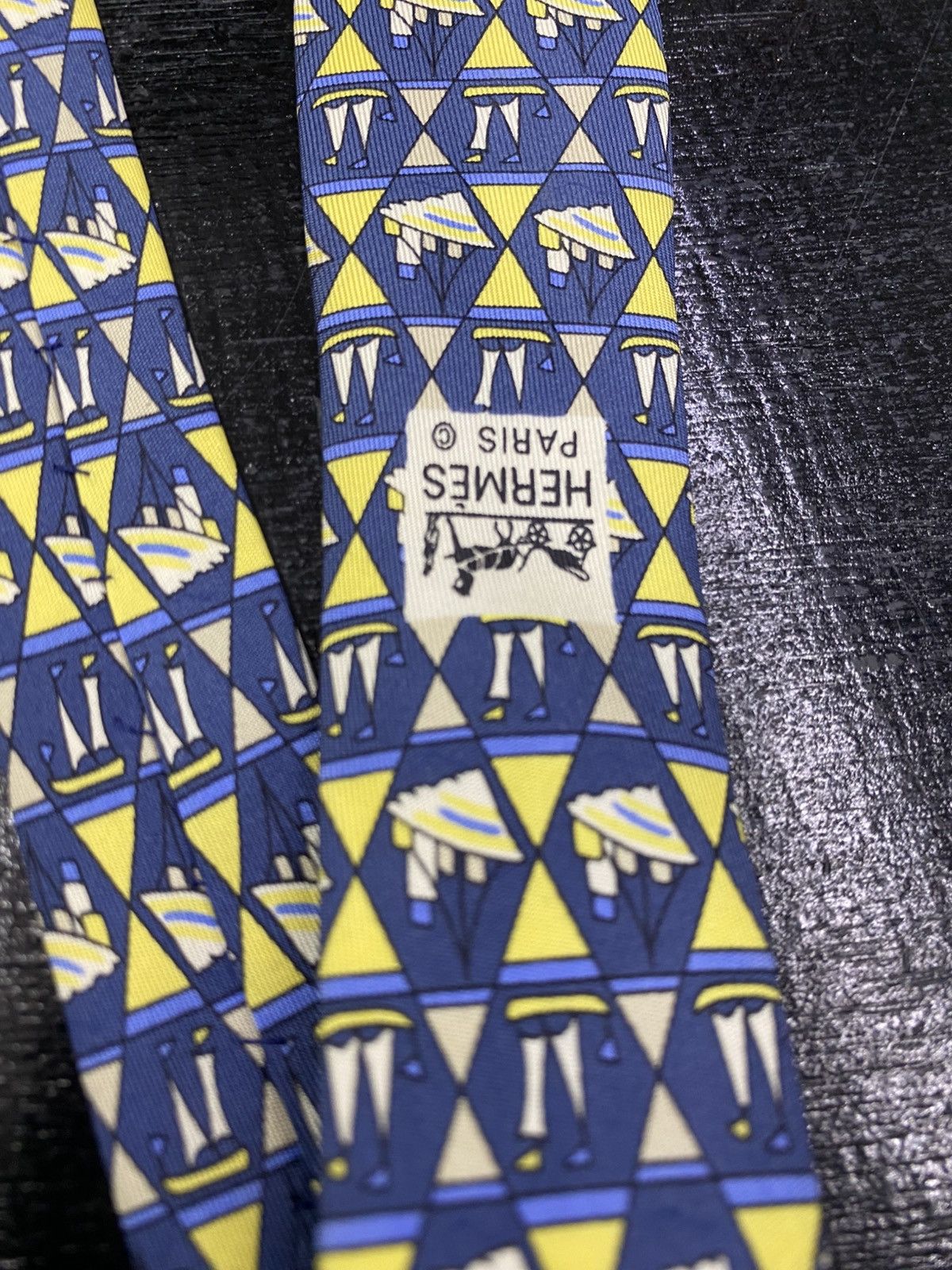 Hermes Vintage hermes tie Size ONE SIZE - 6 Thumbnail