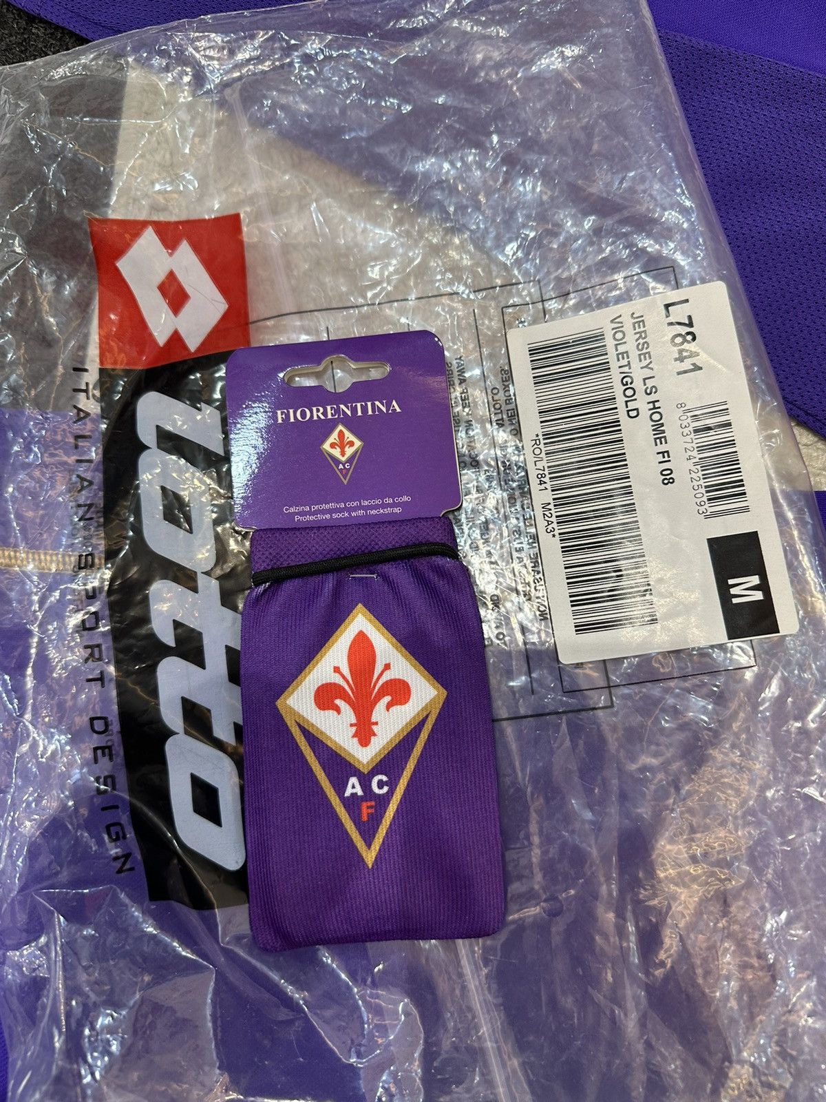 Diadora Fiorentina 2008 2009 Home Long Sleeve Newtag soccer jersey Size US M / EU 48-50 / 2 - 8 Thumbnail