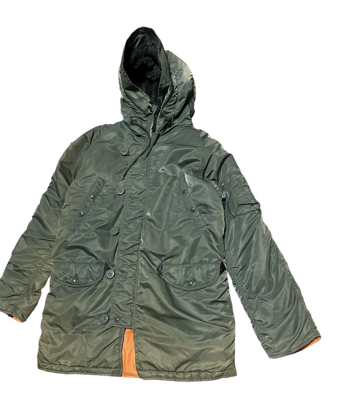 Schott Trashed Vintage Schott NYC Bomber Jacket Sun Faded Size US M / EU 48-50 / 2 - 3 Thumbnail