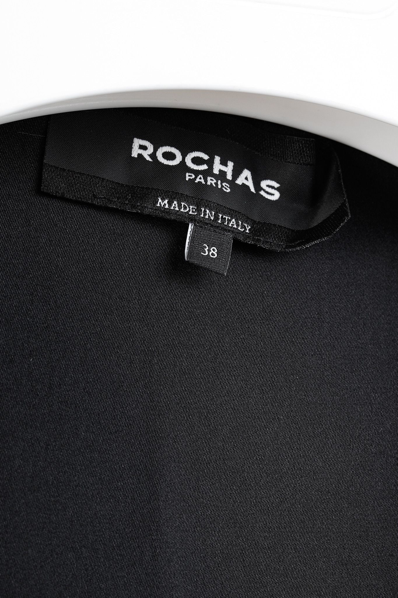 Rochas Rochas Black Silk Charmeuse Ruffle Evening Gown Size XS / US 0-2 / IT 36-38 - 4 Thumbnail