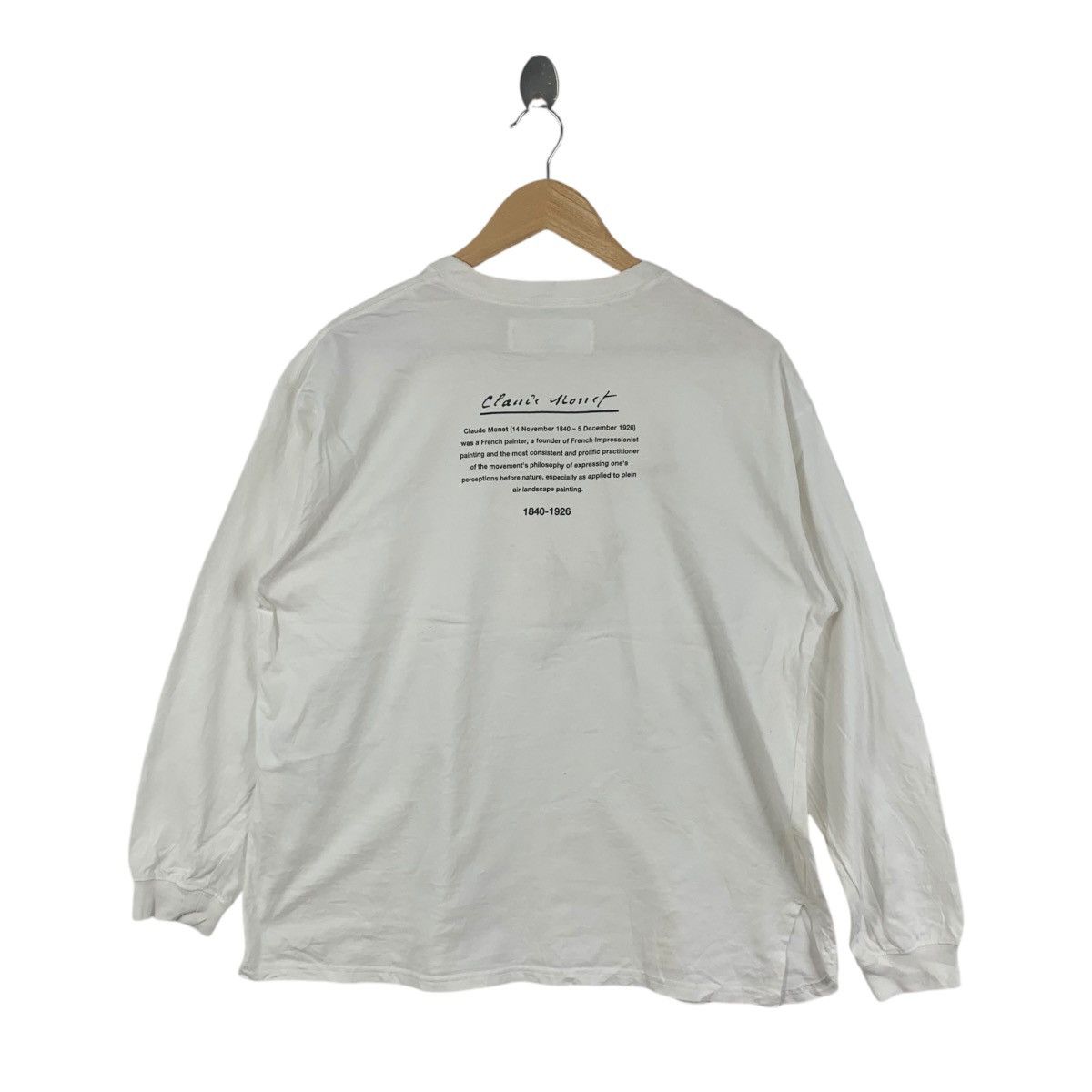 Other Vintage CLAUDE MONET LA JAPONAISE Painting Tee Shirt Size M / US 6-8 / IT 42-44 - 5 Thumbnail
