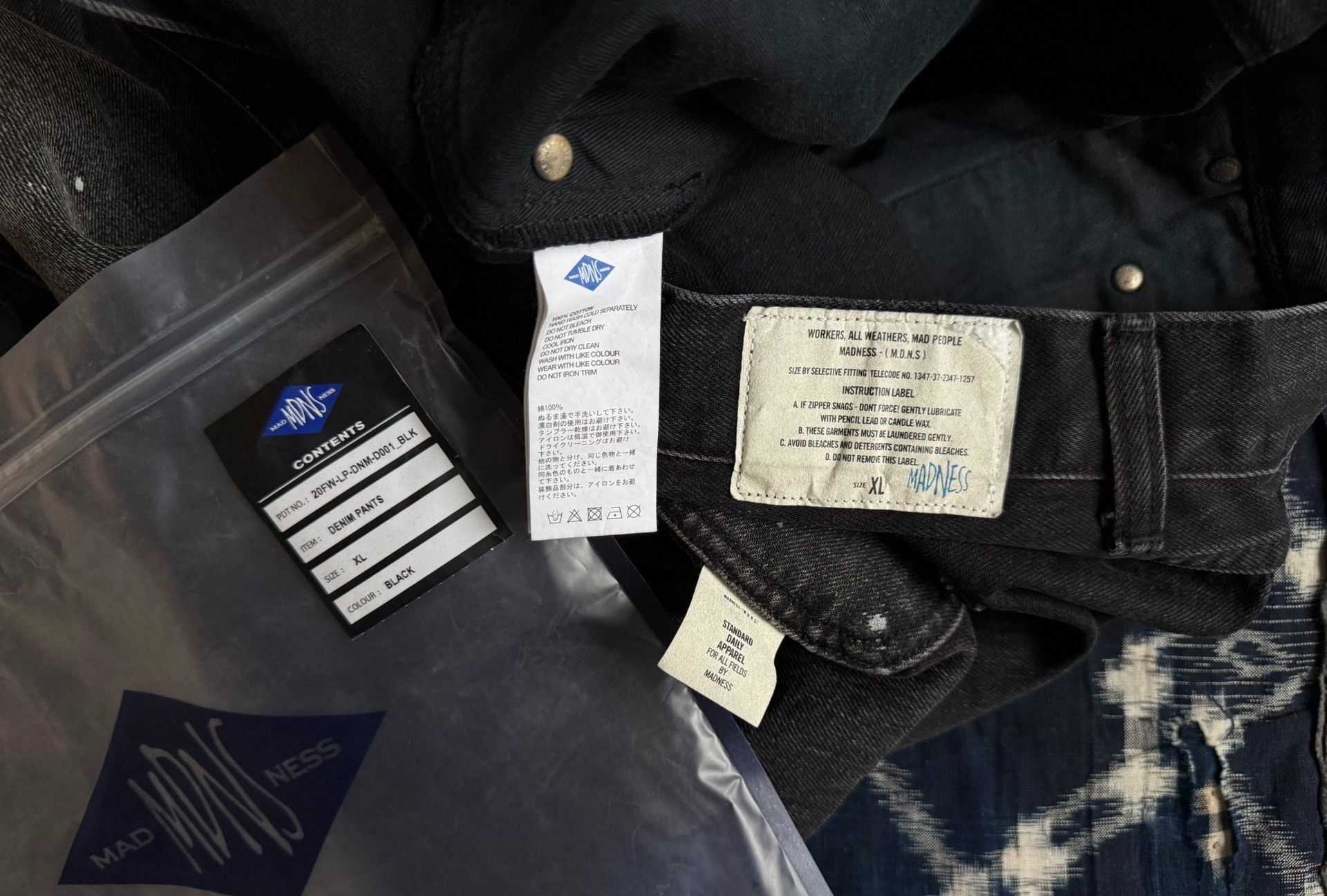 Madness Madness 20AW Denim Pants Size US 26 / EU 42 - 9 Thumbnail