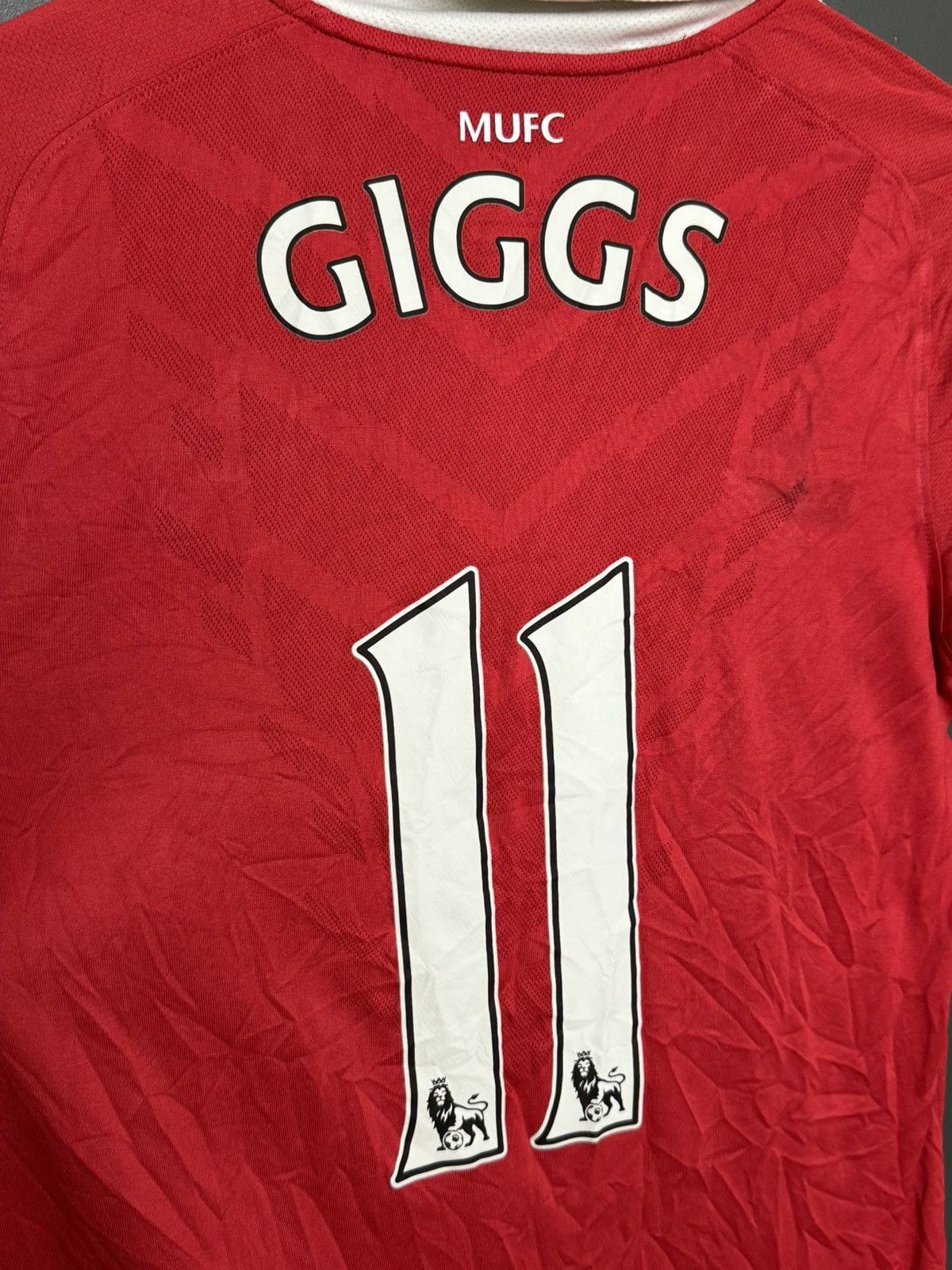 Nike Manchester United 10/11 Home Giggs Football Jersey T-Shirt Size M / US 6-8 / IT 42-44 - 3 Thumbnail