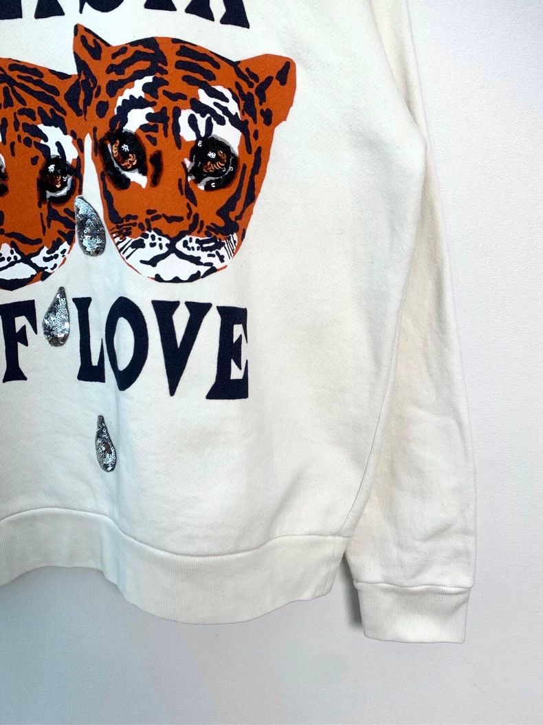 Gucci Gucci Tiger head logo letter printed sequin long-sleeved sw Size US S / EU 44-46 / 1 - 4 Thumbnail