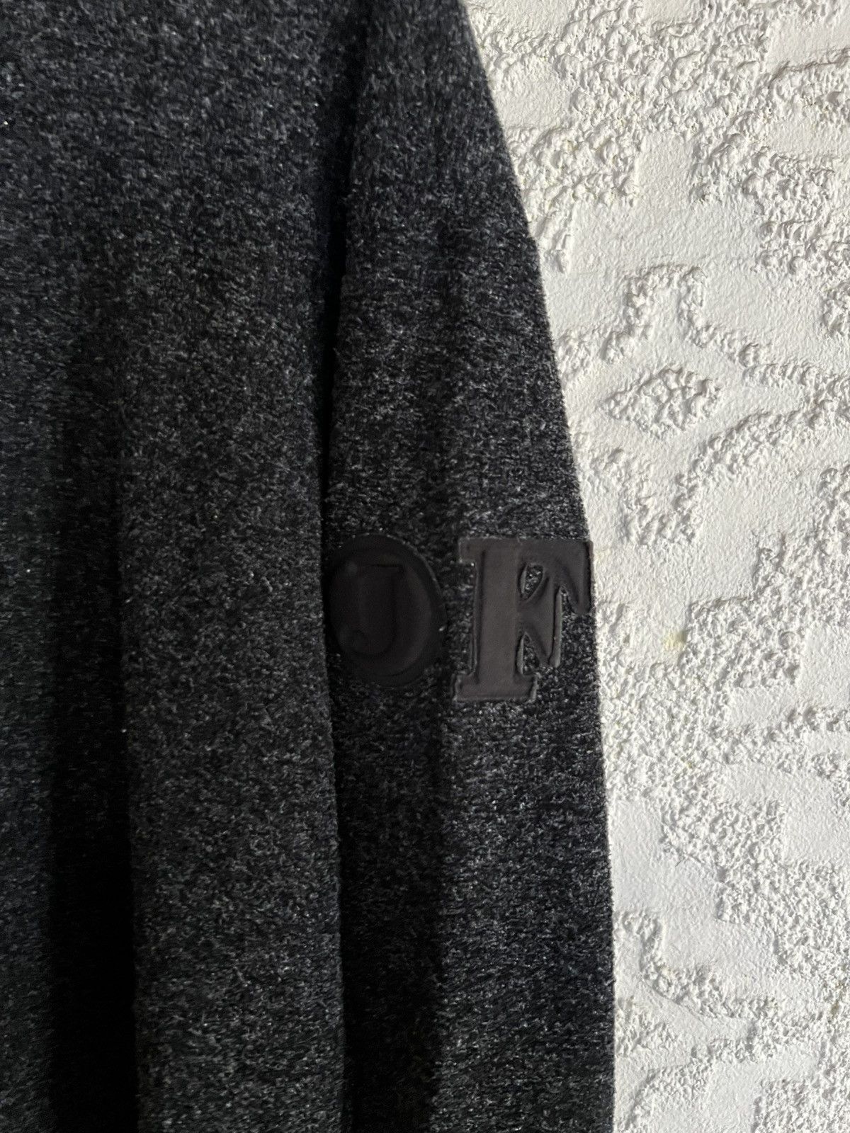 Gianfranco Ferre Gianfranco Ferre Avant Garde Knit/Fleece Part Zip Sweater Size US L / EU 52-54 / 3 - 2 Thumbnail