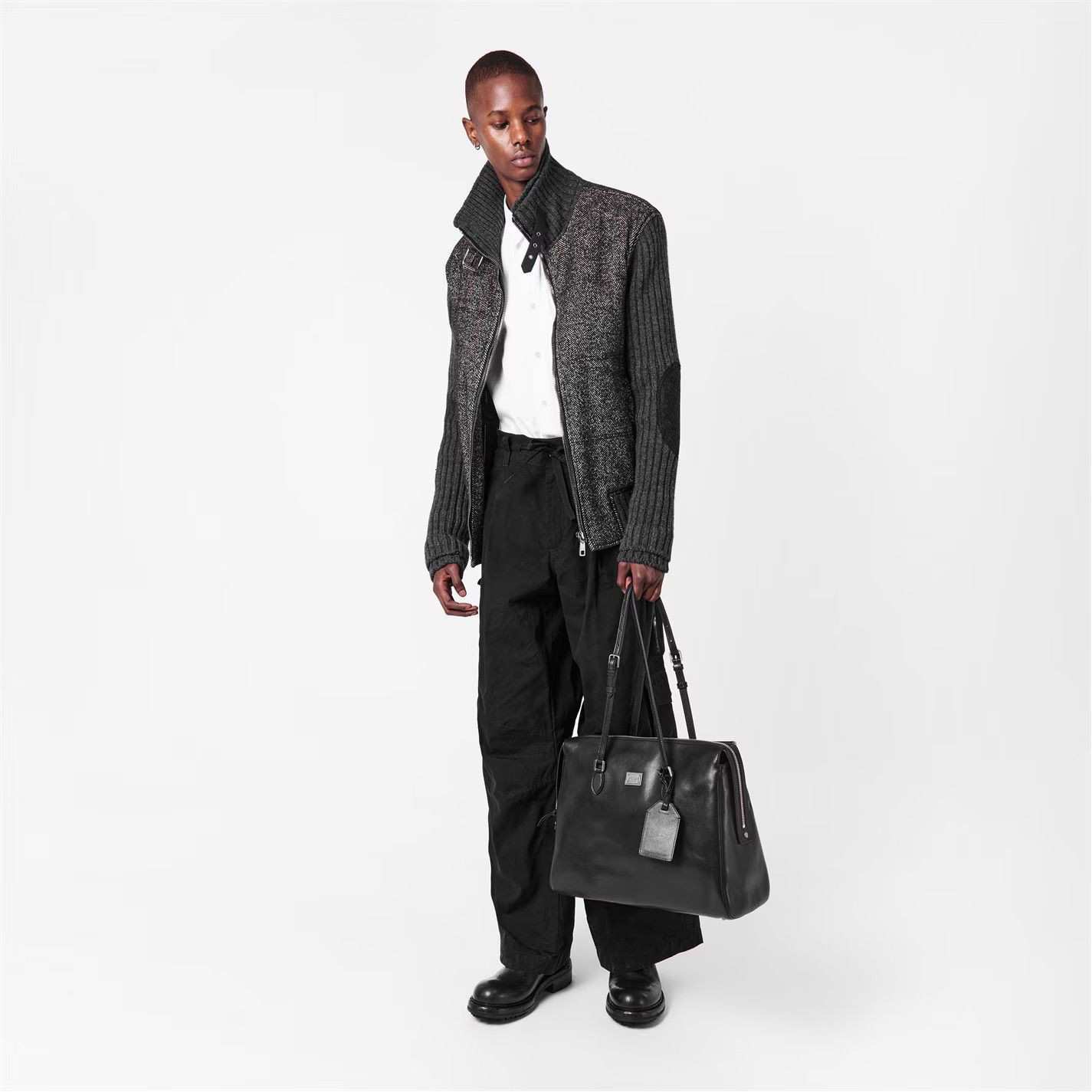 Dolce & Gabbana o1g2r1mq0426 Structured Quilted Jacket in Dark Grey Size US L / EU 52-54 / 3 - 6 Thumbnail