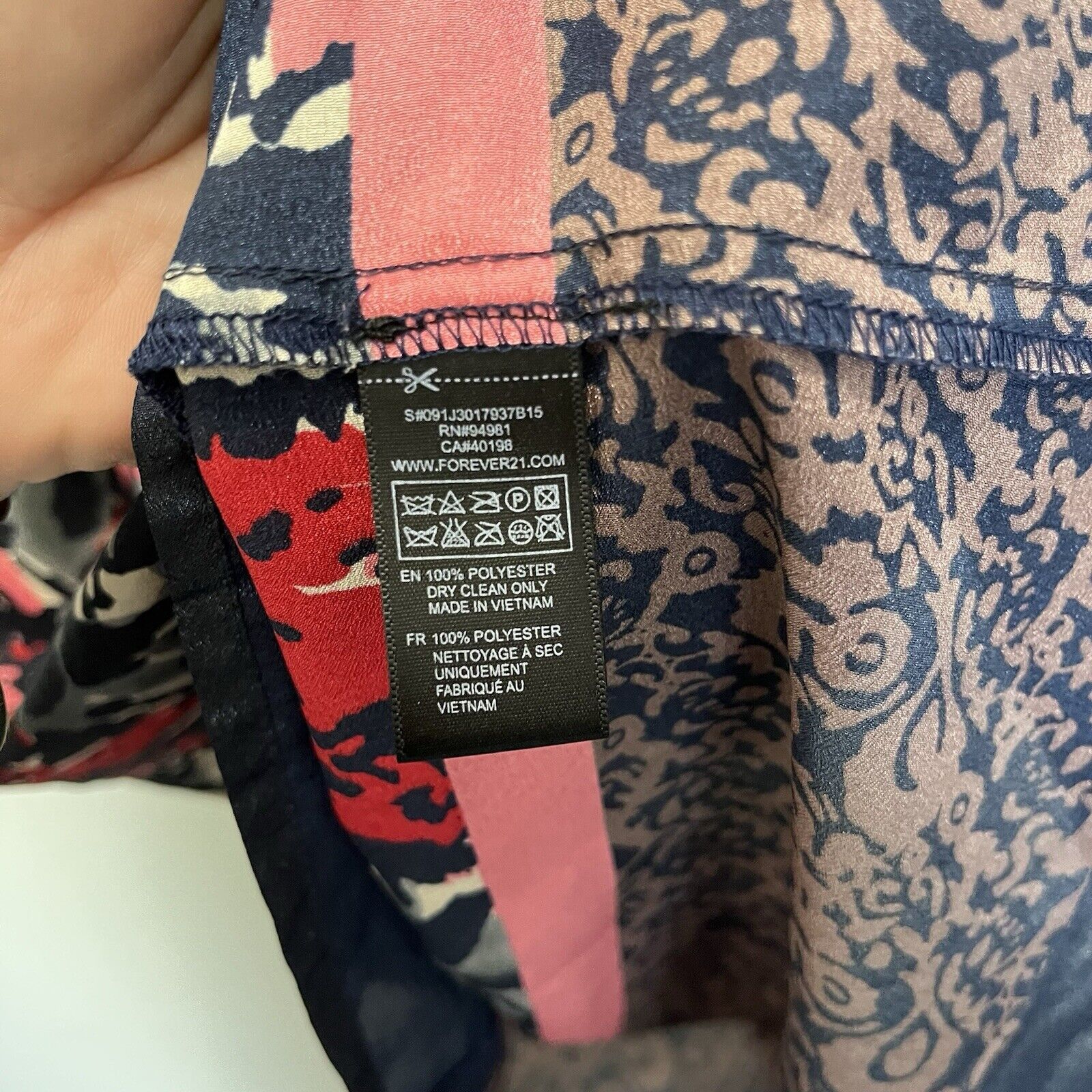 Forever 21 Forever 21 | Vintage Y2K Pink Blue Floral Silky Mini Dress Size S / US 4 / IT 40 - 4 Thumbnail