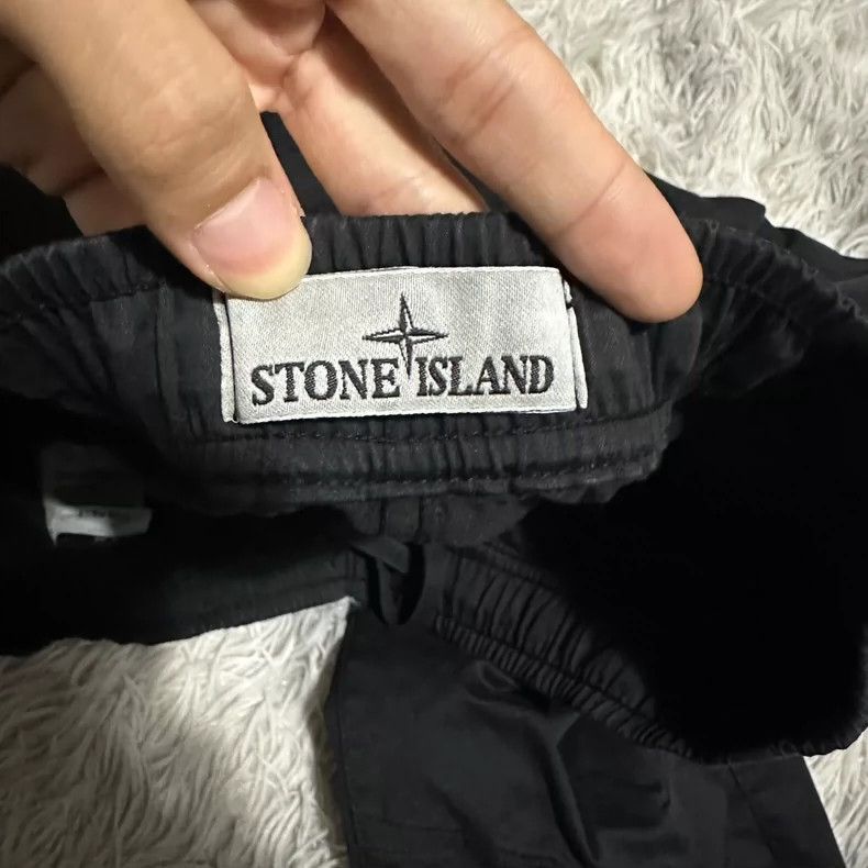 Stone Island Black Stone Island Cargo Pants W32 -2506 Size US 32 / EU 48 - 3 Thumbnail