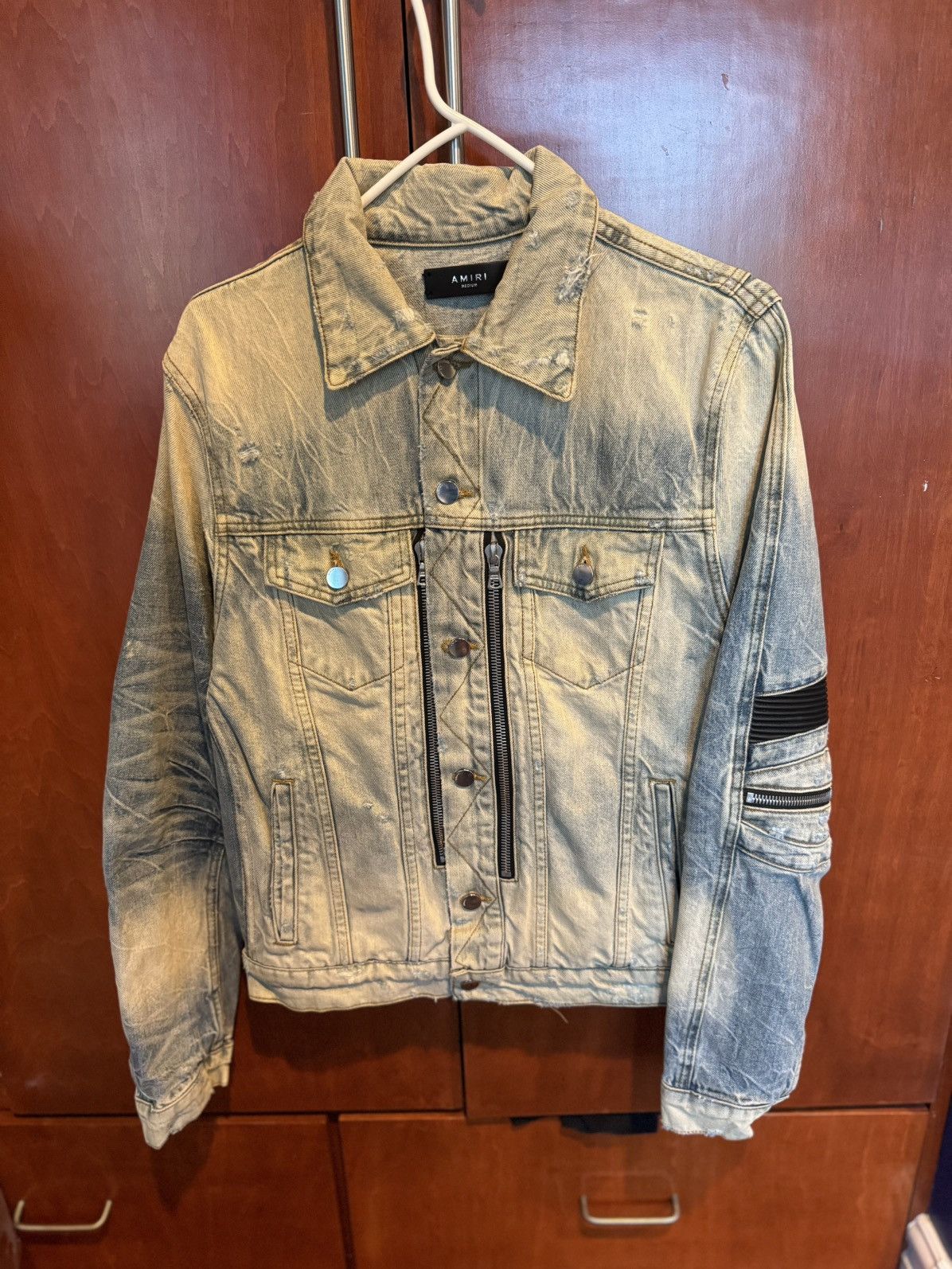 Amiri Amiri Denim MX Trucker Jacket Size US L / EU 52-54 / 3 - 1 Thumbnail