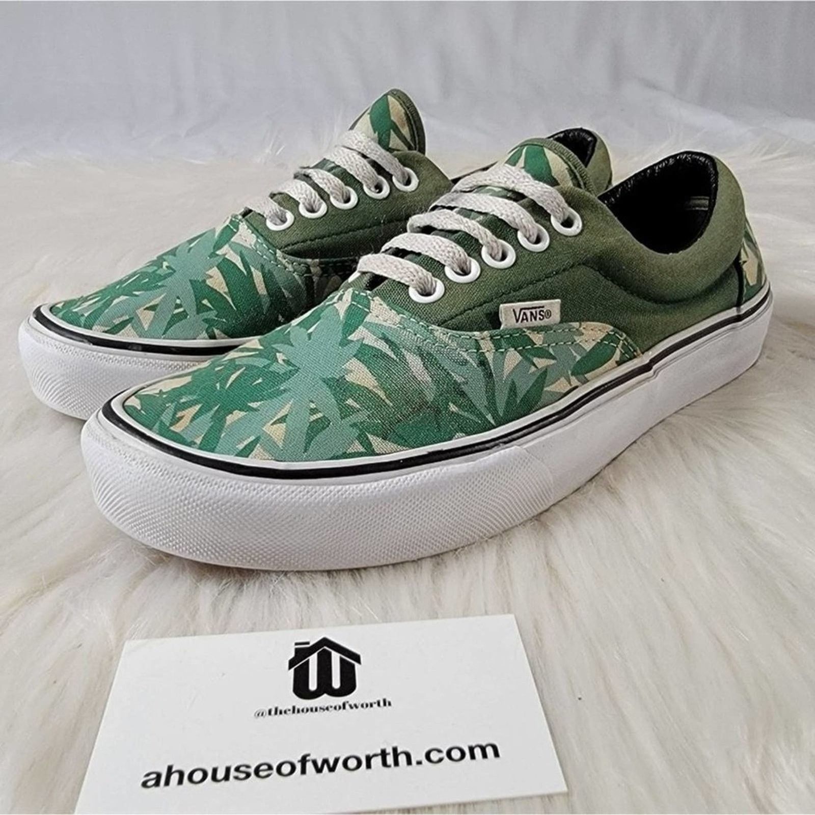 Vans Rare Mary-J Leaf Low Top Vans - 7.5/9 Size US 9 / IT 39 - 6 Thumbnail