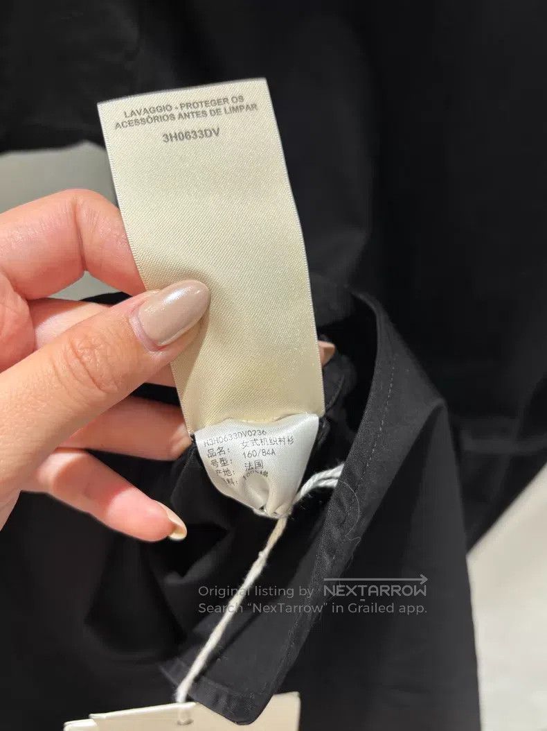 Hermes Hermes Black shirt dress Size XS / US 0-2 / IT 36-38 - 6 Thumbnail