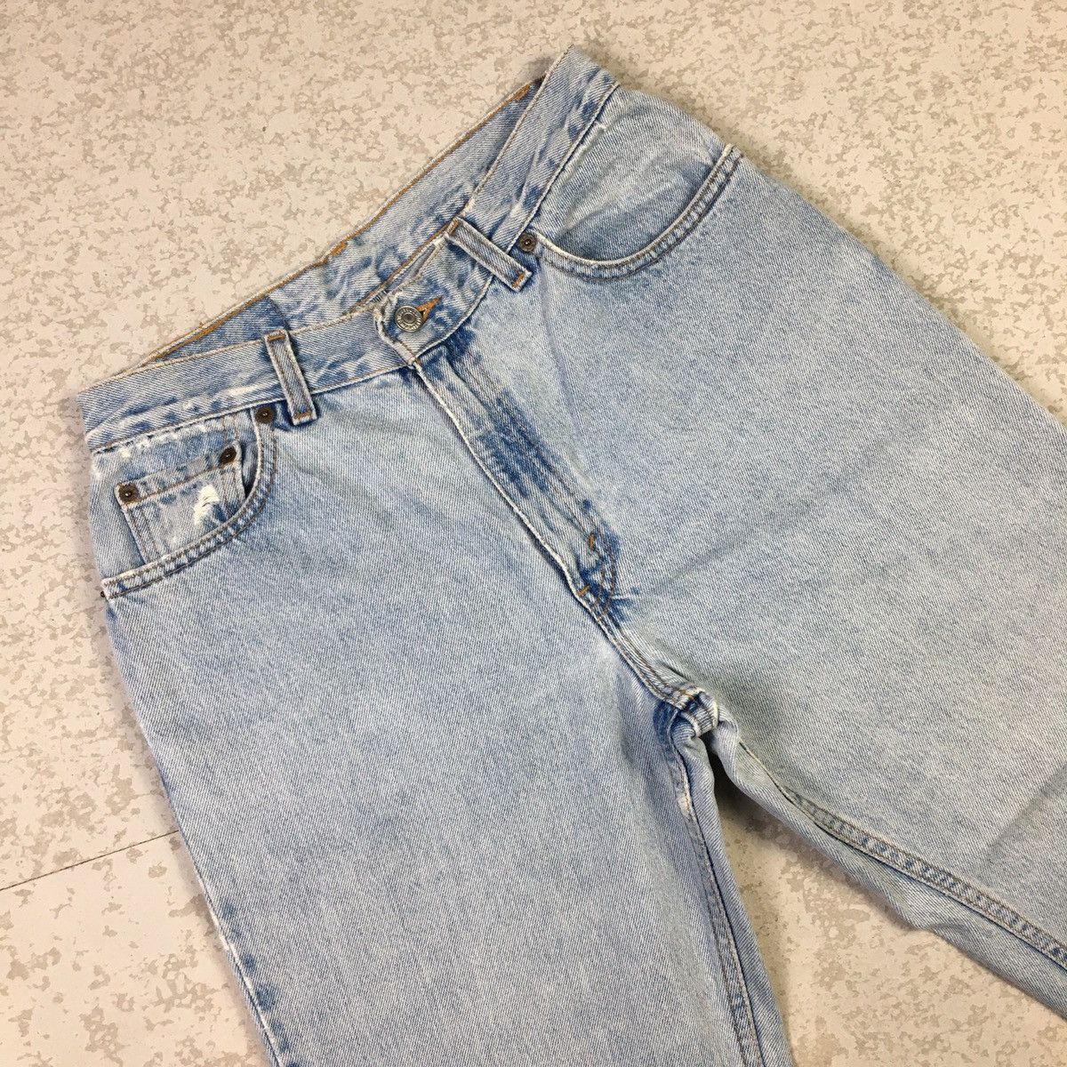 Levi's × Levi's Vintage Clothing × Vintage Crazy Vintage Levis 550 Relaxed Fit Tapered Leg Jeans Size US 28 / EU 44 - 4 Thumbnail