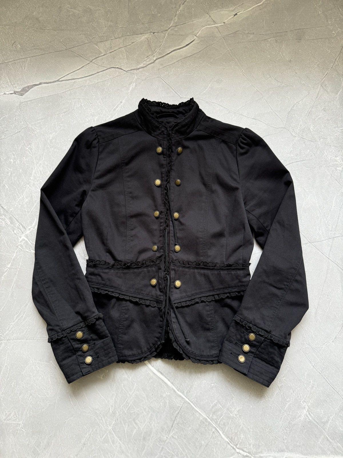 Hysteric Glamour 00s Military Napoleon Bohemian Jacket PPFM Style Avantgarde Size S / US 4 / IT 40 - 2 Thumbnail