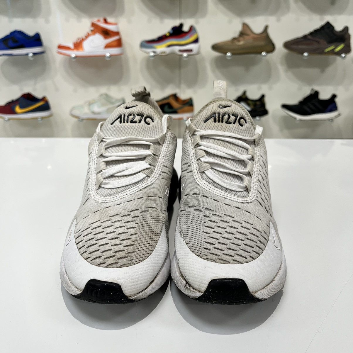 Nike Nike Air Max 270 White Black Hyper Royal (GS) Size US 5 / EU 37 - 8 Thumbnail