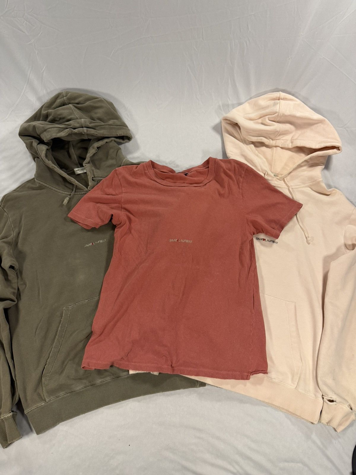 Saint Laurent Paris 3 Pack Saint Laurent Rive Gauche Logo Print S / XS Size US S / EU 44-46 / 1 - 1 Thumbnail