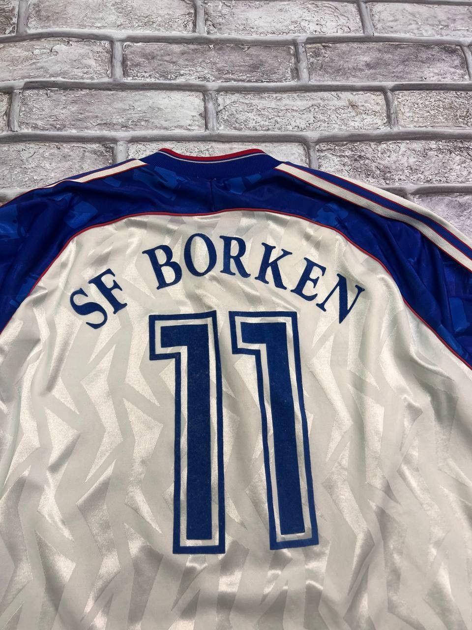 Adidas × Vintage ADIDAS 90s FOOTBALL SHIRT SOCCER JERSEY MEN WHITE Size US XL / EU 56 / 4 - 7 Thumbnail