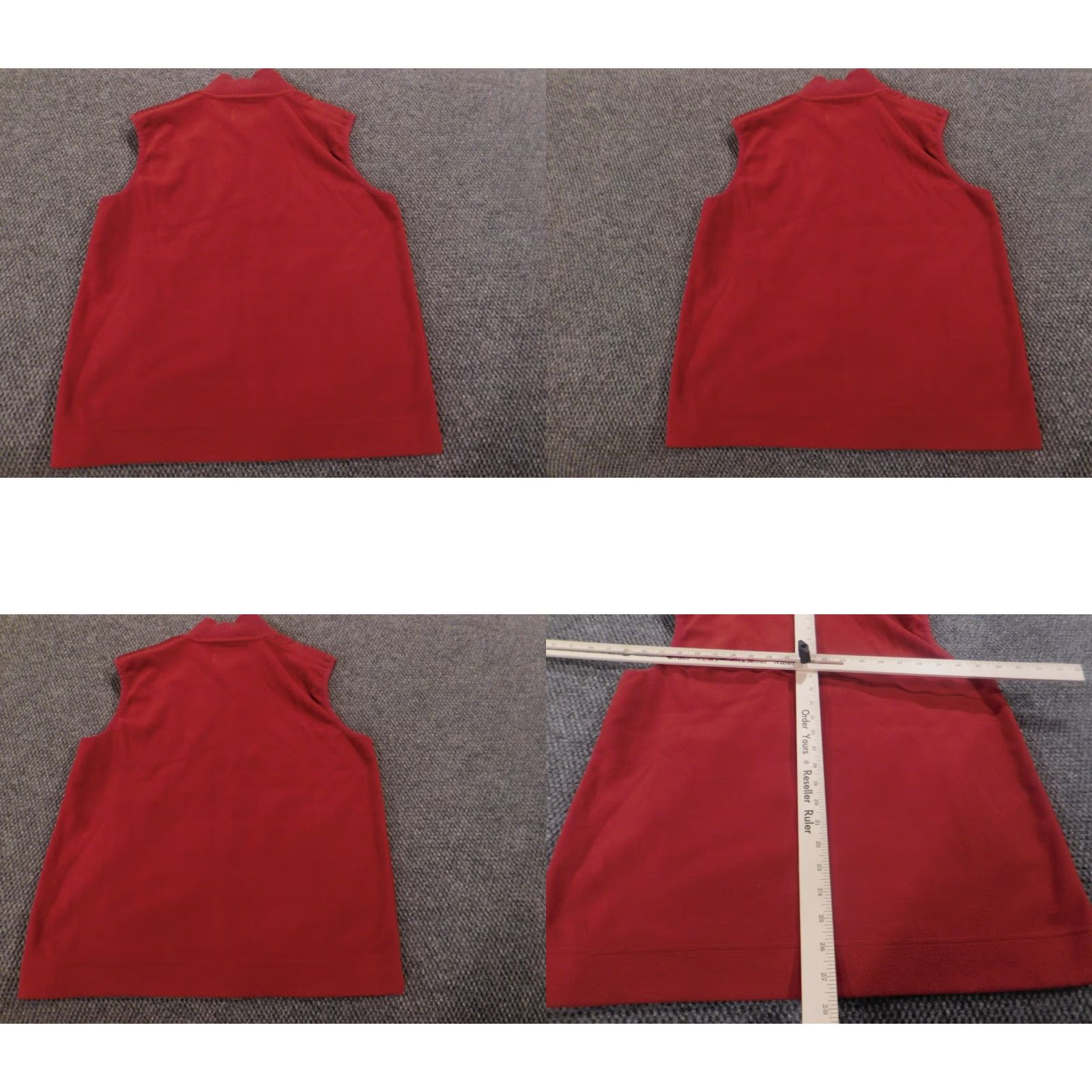 Banana Republic VINTAGE Banana Republic Mens Vest Medium Red Full Zip outerwear Size US M / EU 48-50 / 2 - 8 Thumbnail
