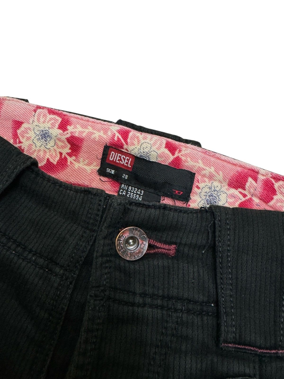 Diesel Diesel Industry Pinstriped Black Pant Size US 30 / EU 46 - 7 Thumbnail