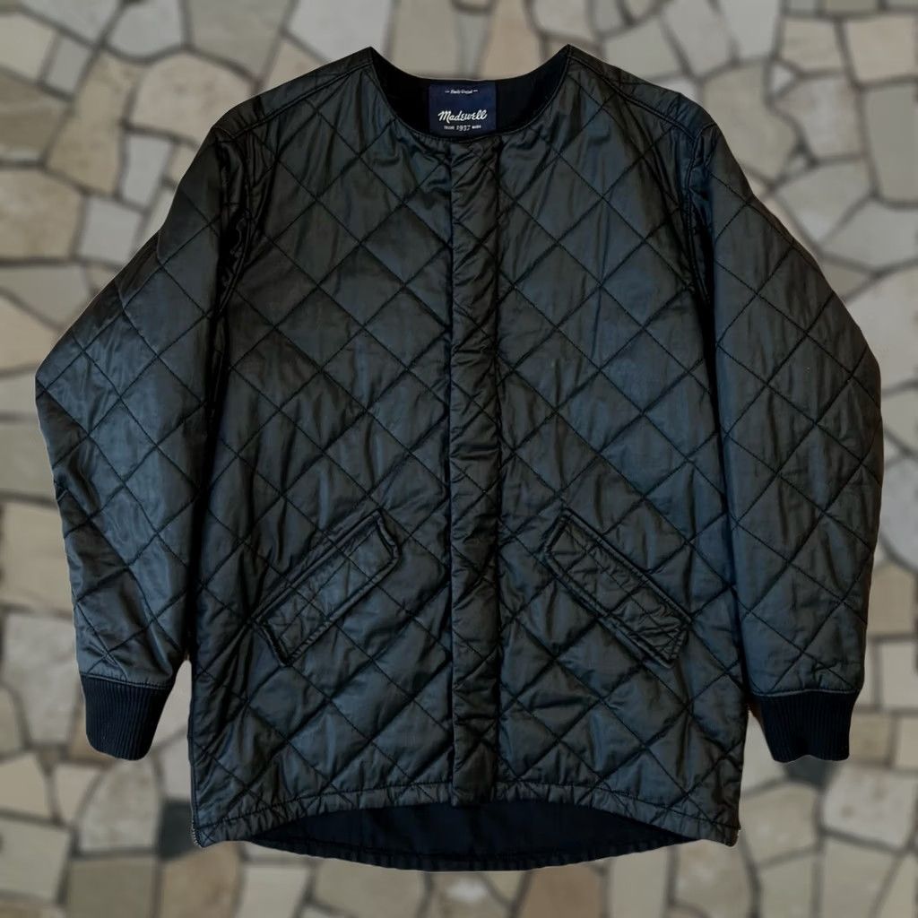 Madewell VINTAGE? No. Madewell Jacket Women XS Black Quilted Insulated Full Zip Short Sleeve Long Sleeve? Size XS / US 0-2 / IT 36-38 - 1 Thumbnail